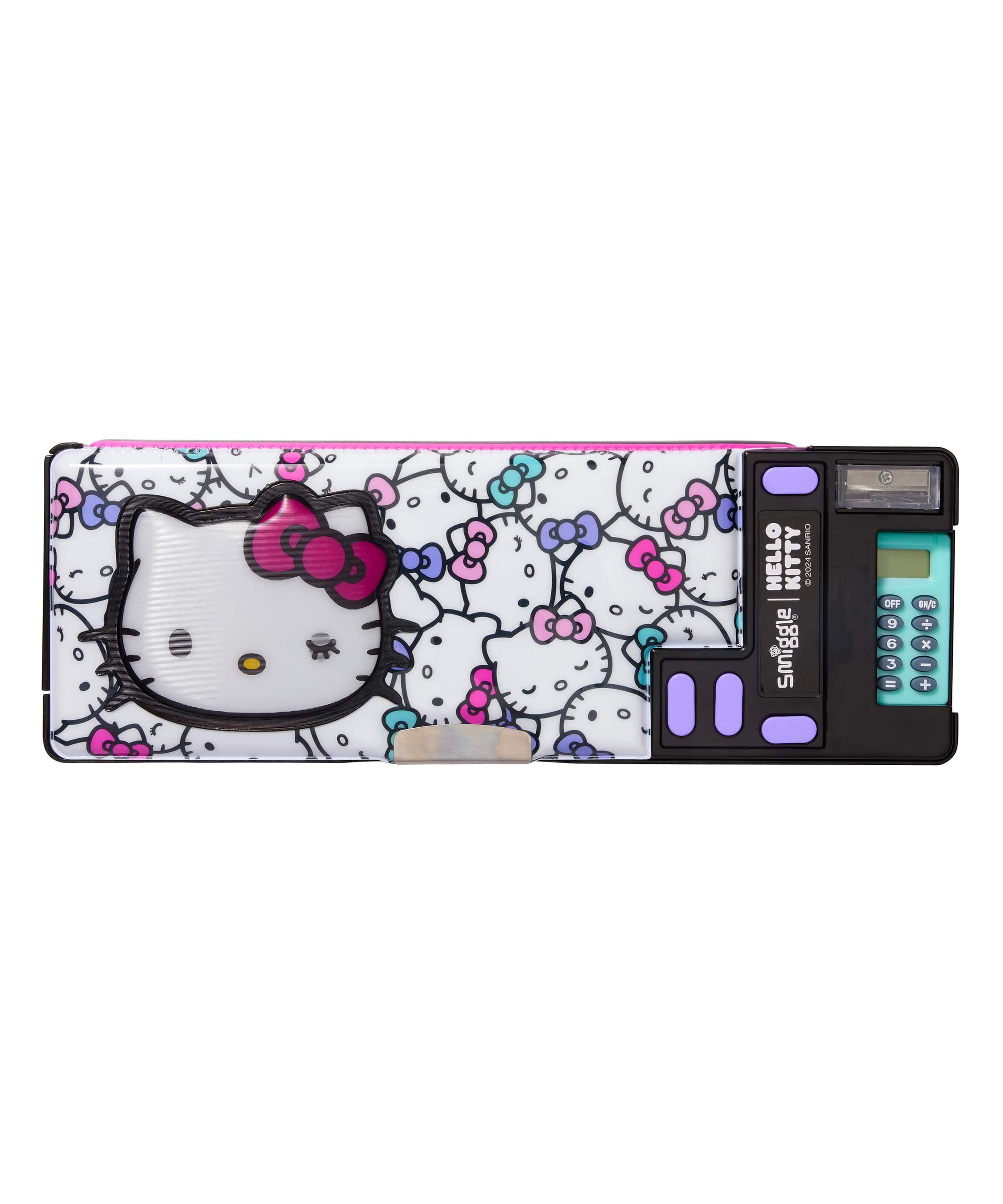 Smiggle - Hello Kitty कैलकुलेटर वाली ऑटोमैटिक पेन केस