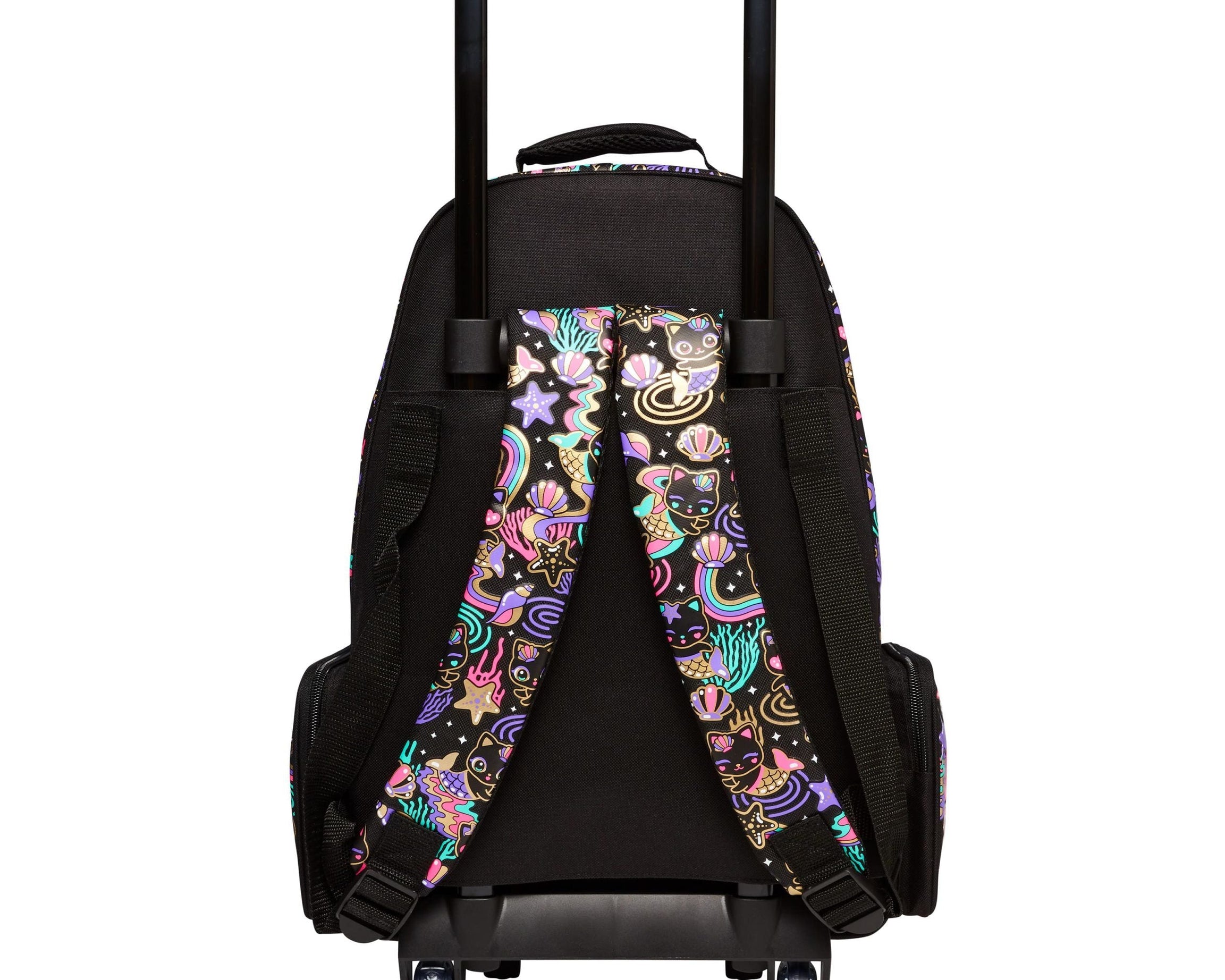 Smiggle - हे देयर रोशनीदार पहियों वाला खींचने वाला स्कूल और यात्रा बैग