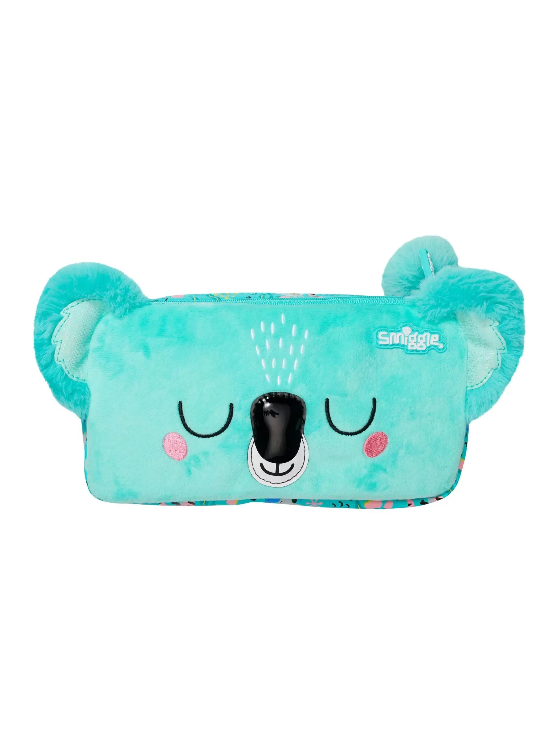 Smiggle - Hi There Çift Gözlü Kalem Kutusu - Dinossi