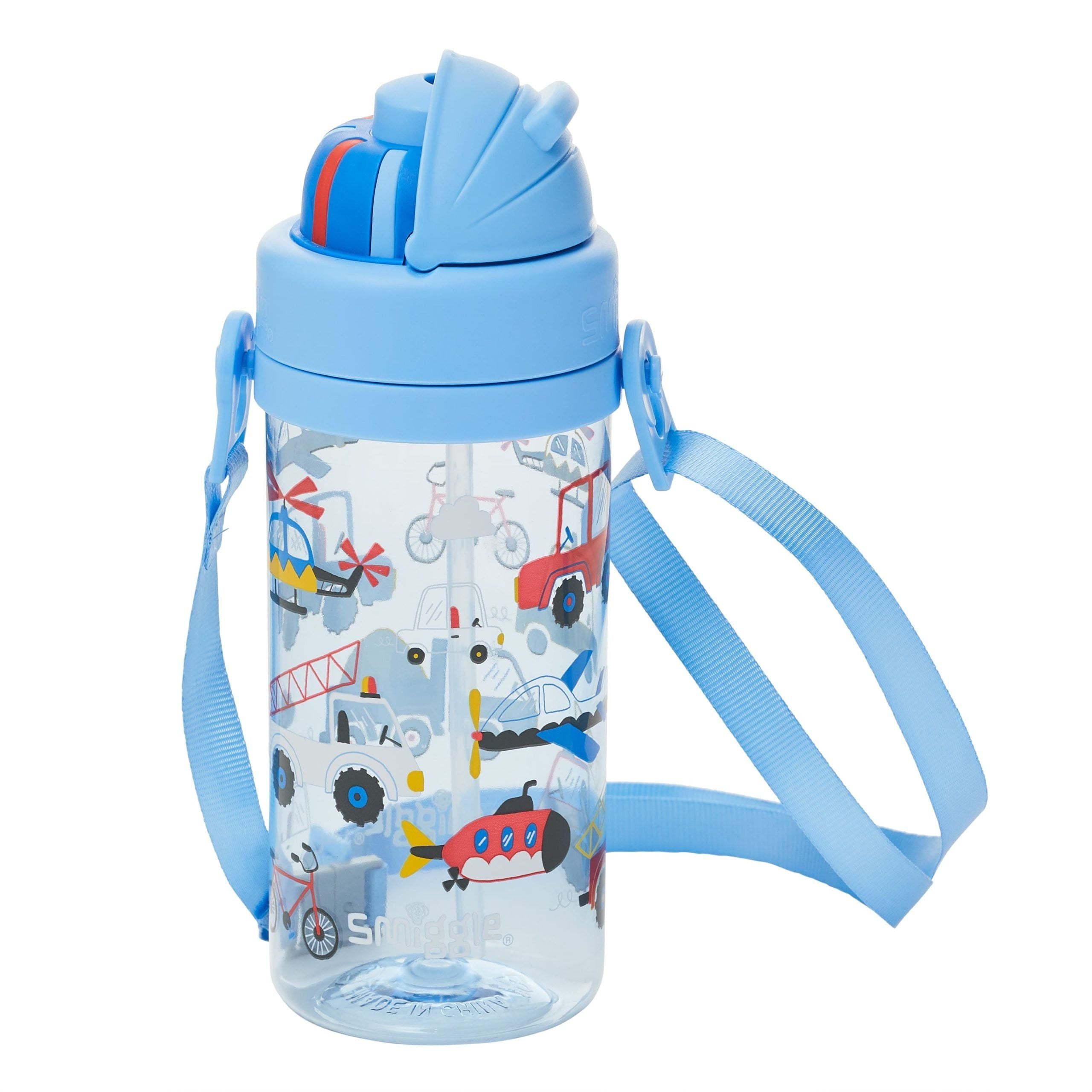 Smiggle - ला ला टिनी टिनी 400 ML BPA मुक्त गुप्त पाइप वाली बोतल