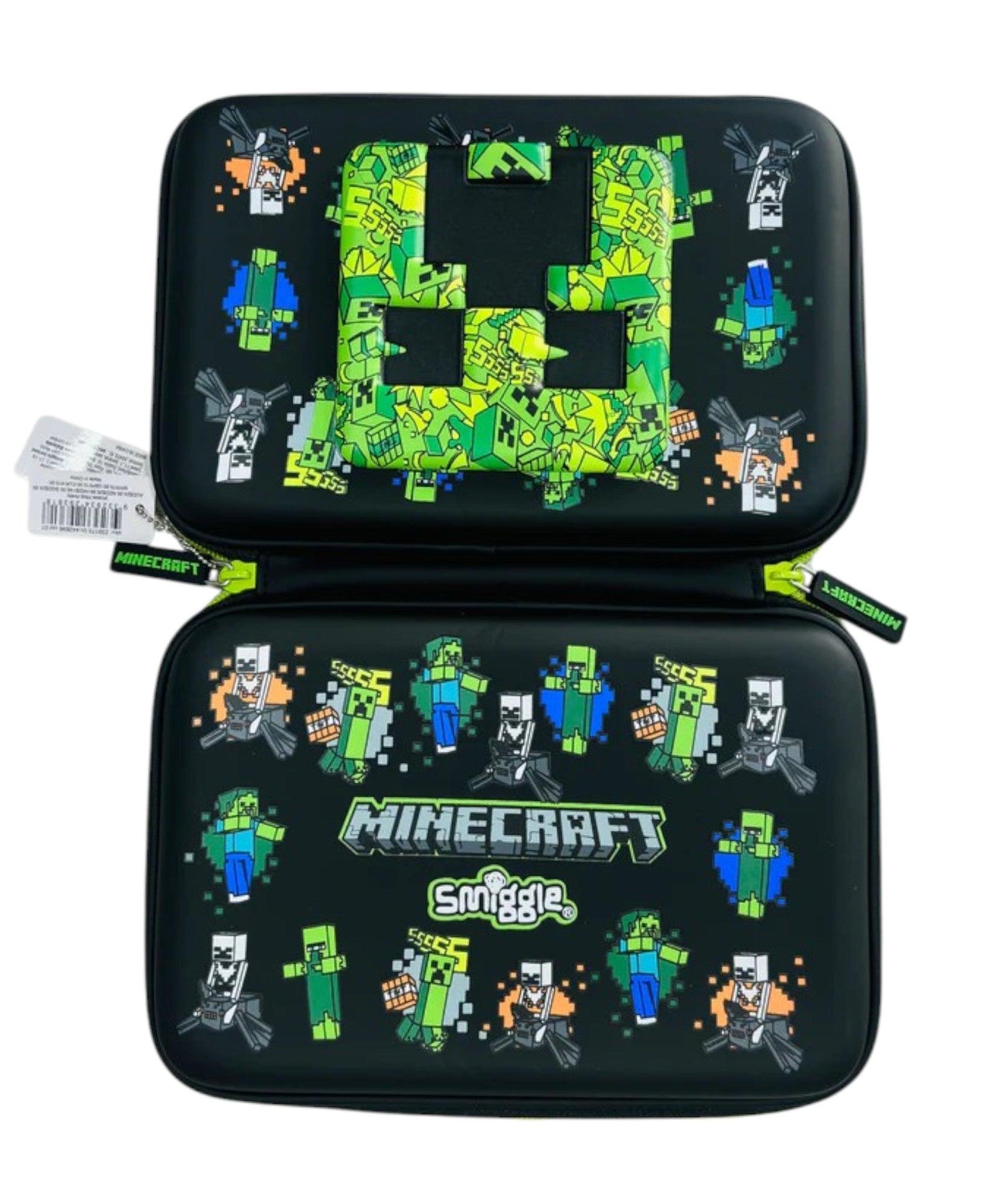 Smiggle - Minecraft हार्डटॉप पेन केस