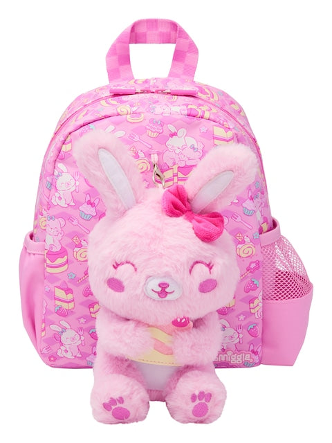 Smiggle - आउट एंड अबाउट हटाने योग्य खिलौना वाला डेकेयर स्कूल बैग