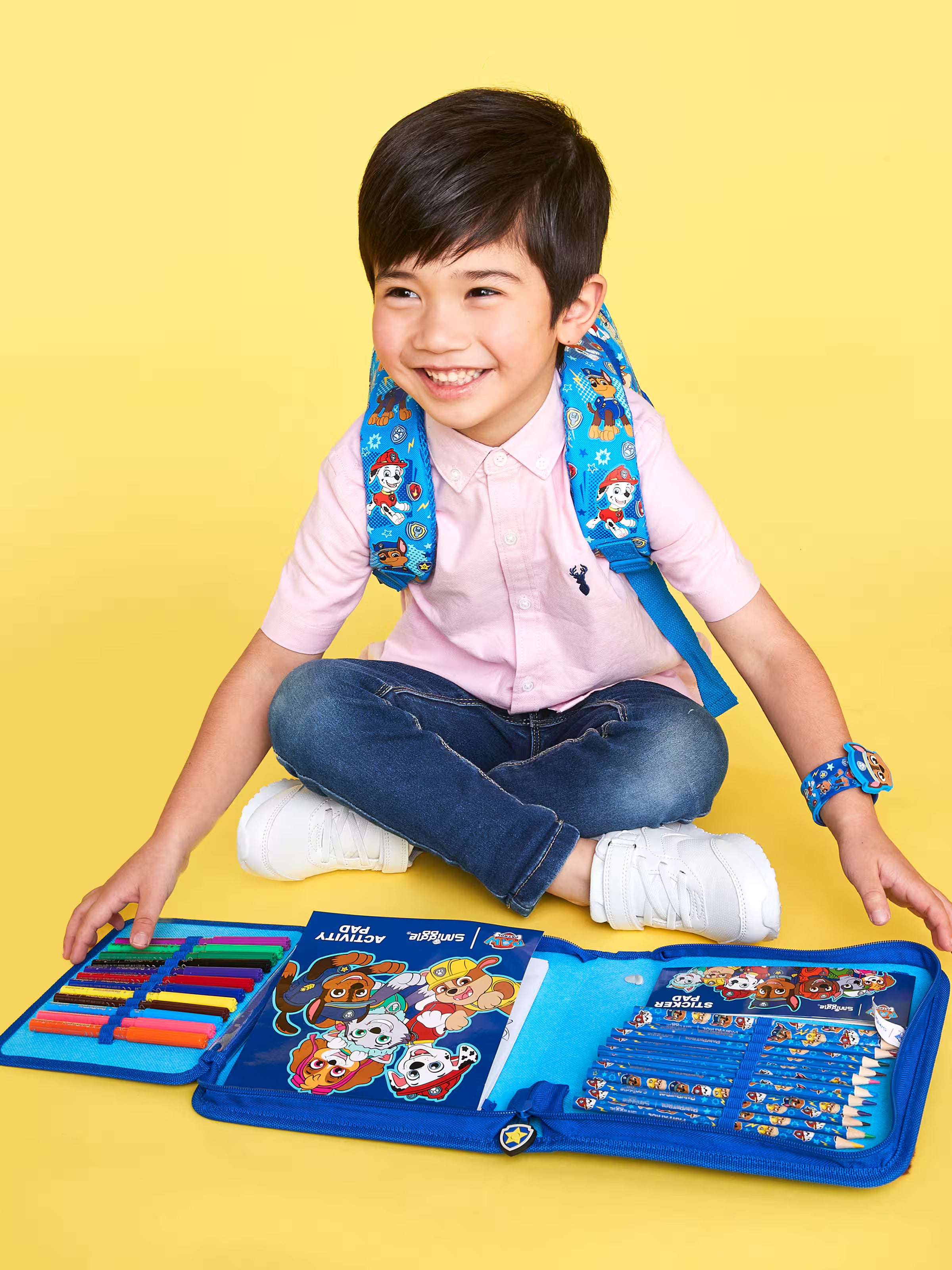 Smiggle - Paw Patrol Kırtasiye Seti ve Kalem Kutusu - Dinossi