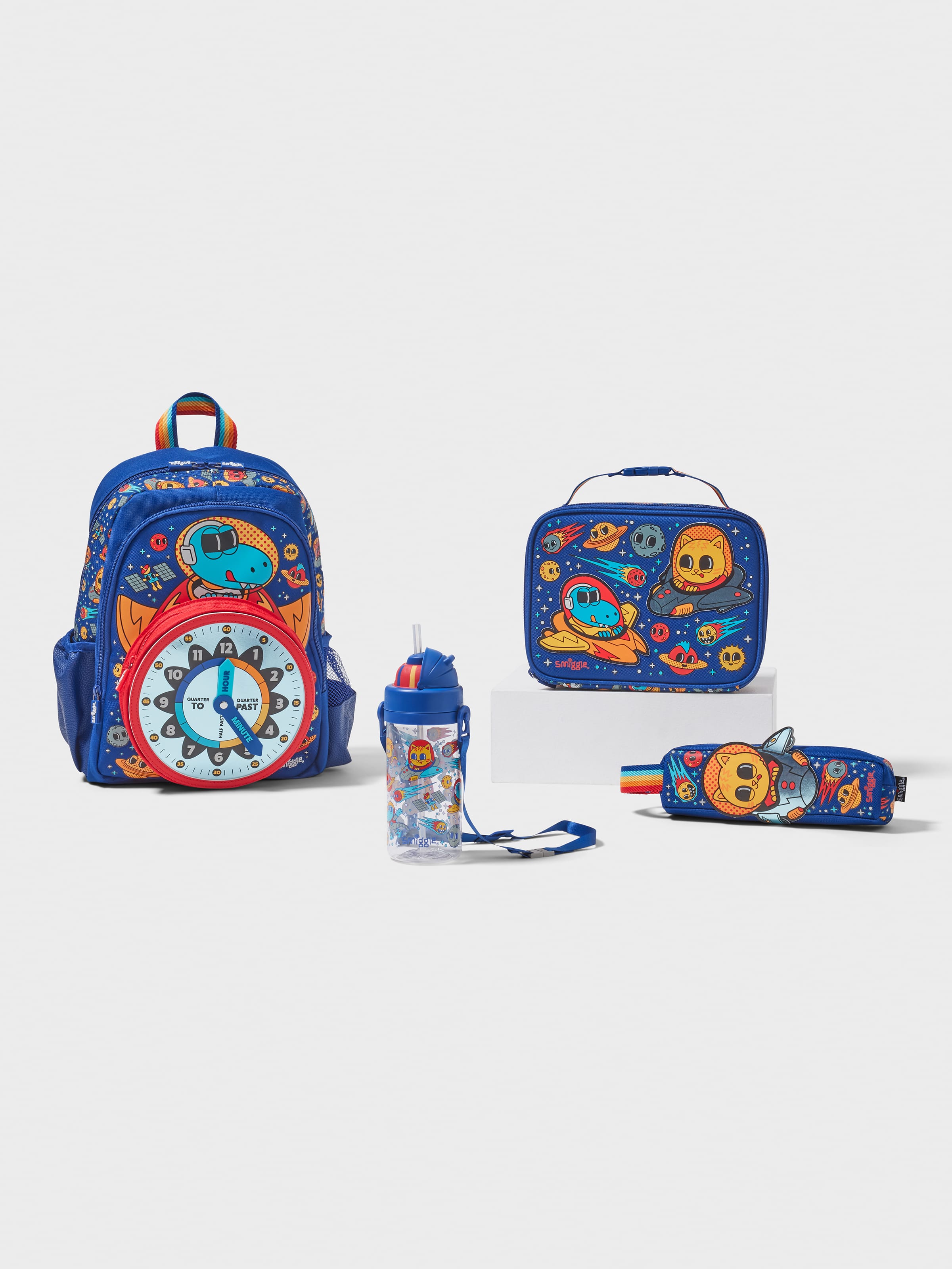 Smiggle - रेडी 4lü प्रीस्कूल और डेकेयर स्कूल बैग सेट