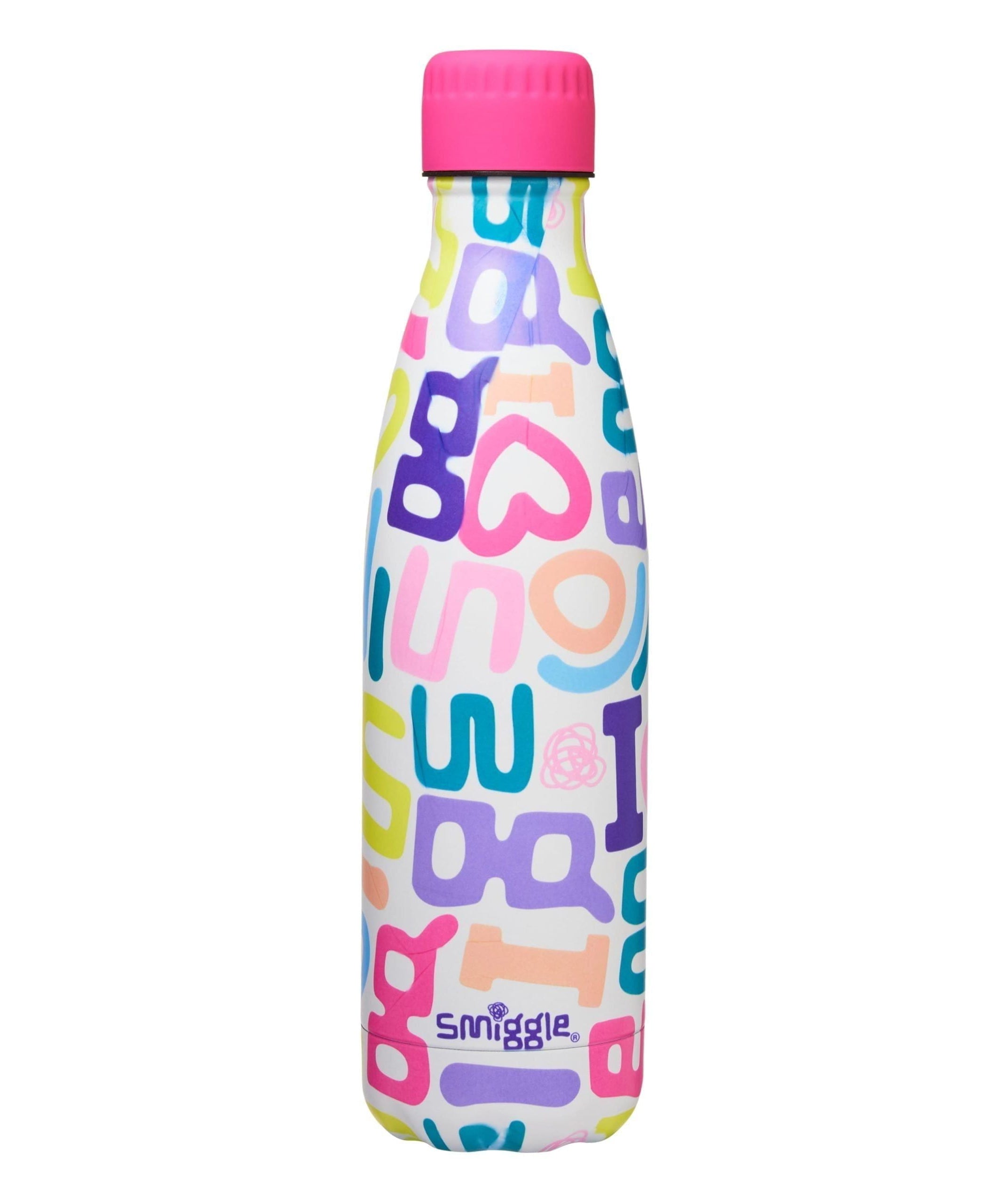 Smiggle - रश वंडर 500ML स्टेनलेस स्टील की बोतल