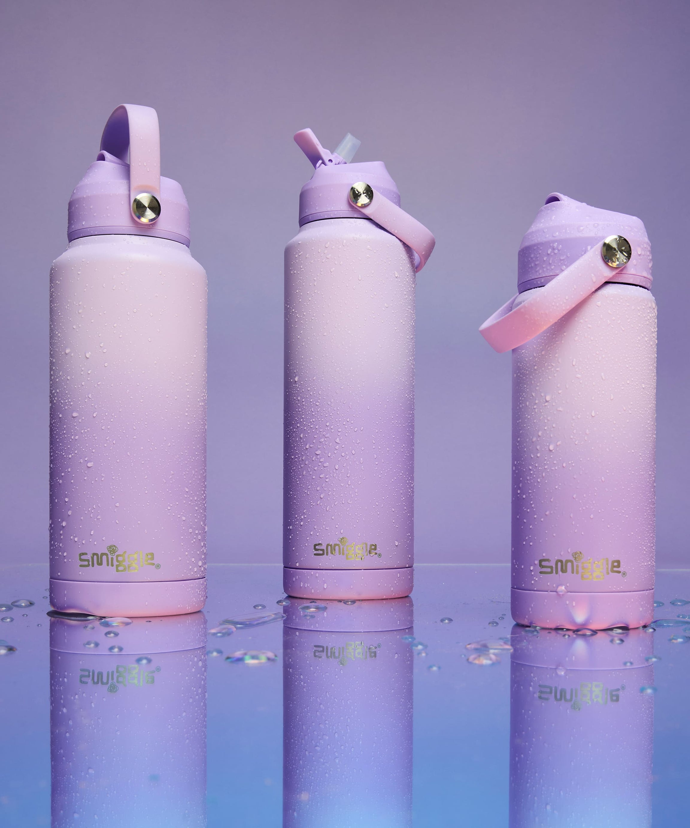 Smiggle - Squiggle इन्सुलेटेड 1.2L स्टेनलेस स्टील बॉटल