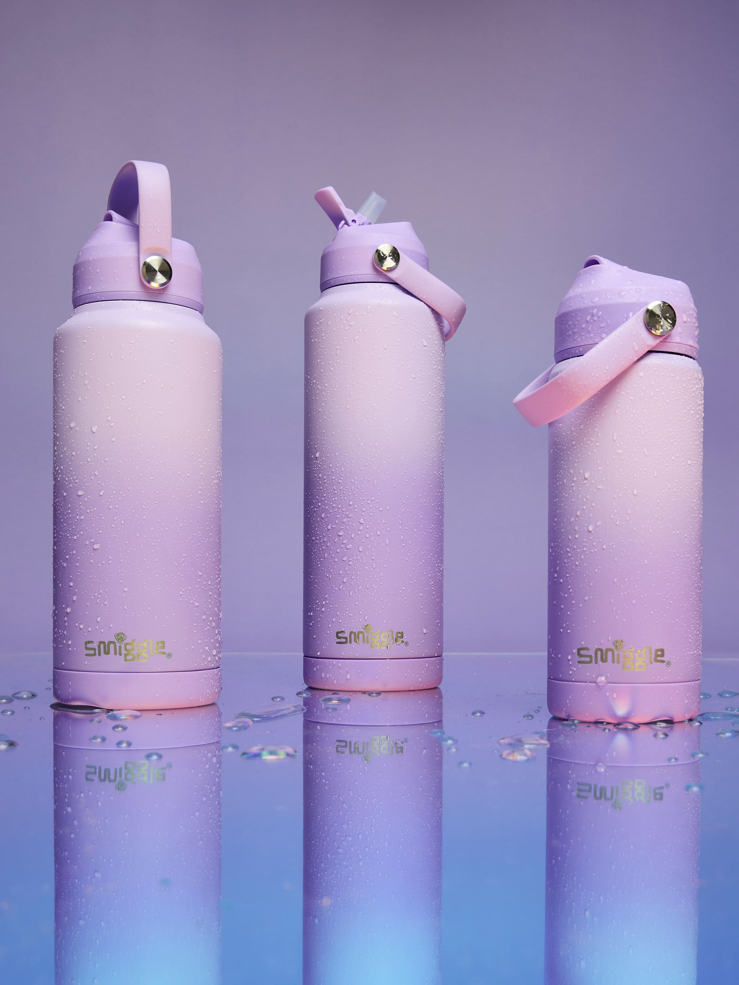 Smiggle - Squiggle इन्सुलेटेड 1.2L स्टेनलेस स्टील बॉटल