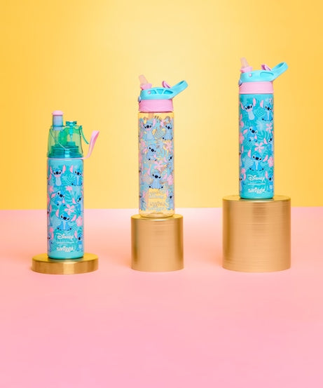 Smiggle - स्टिच 650ML ऑटोमैटिक पाइपेटली BPA मुक्त पानी की बोतल