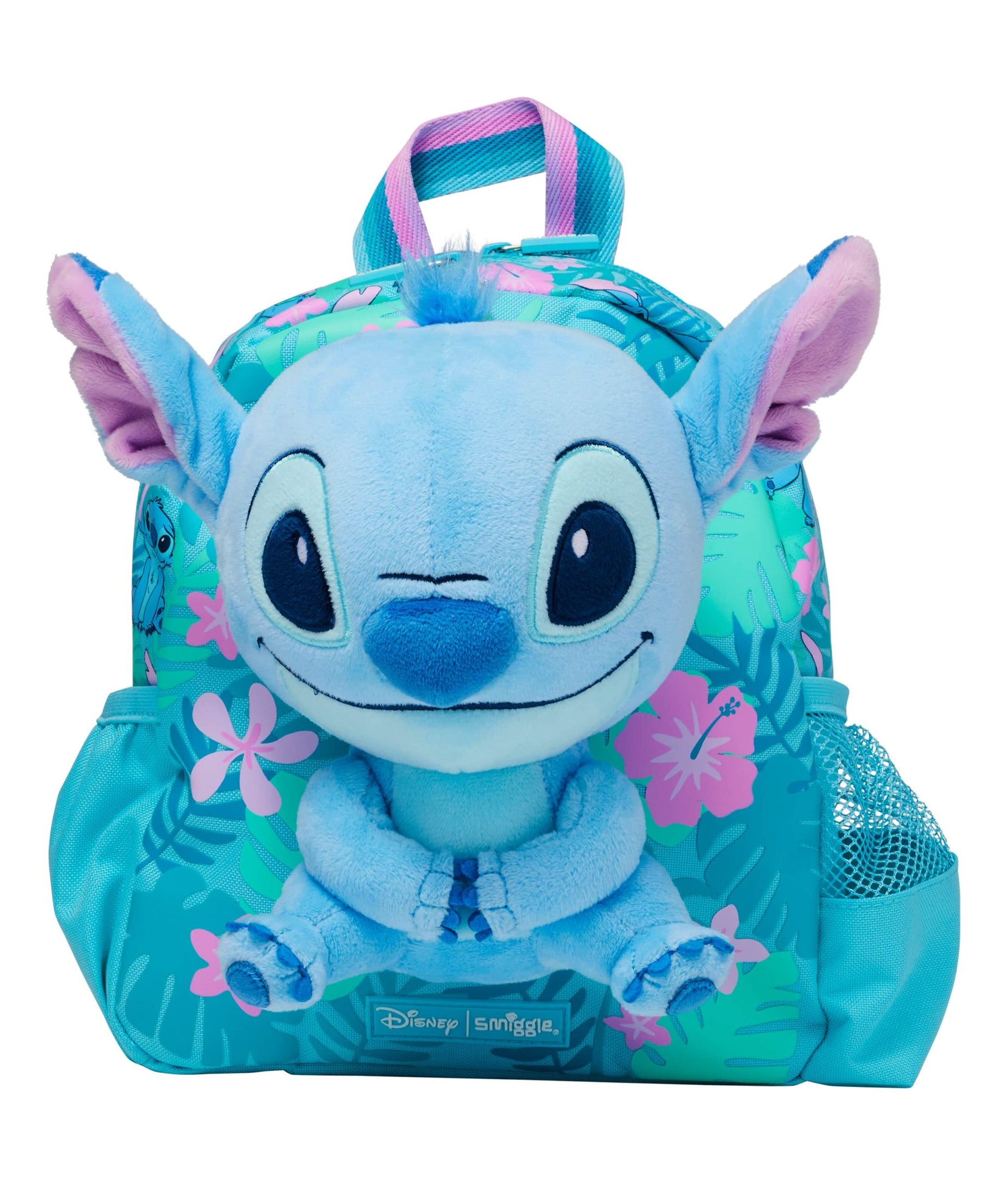Smiggle - स्टिच हटाने योग्य खिलौना वाला नर्सरी स्कूल बैकपैक