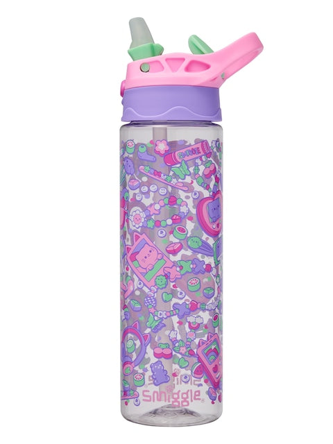 Smiggle - सुपर चार्ज 650ML ऑटोमैटिक मुँह वाला BPA मुक्त पानी की बोतल