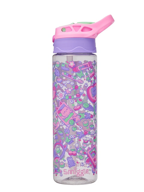 Smiggle - सुपर चार्ज 650ML ऑटोमैटिक मुँह वाला BPA मुक्त पानी की बोतल