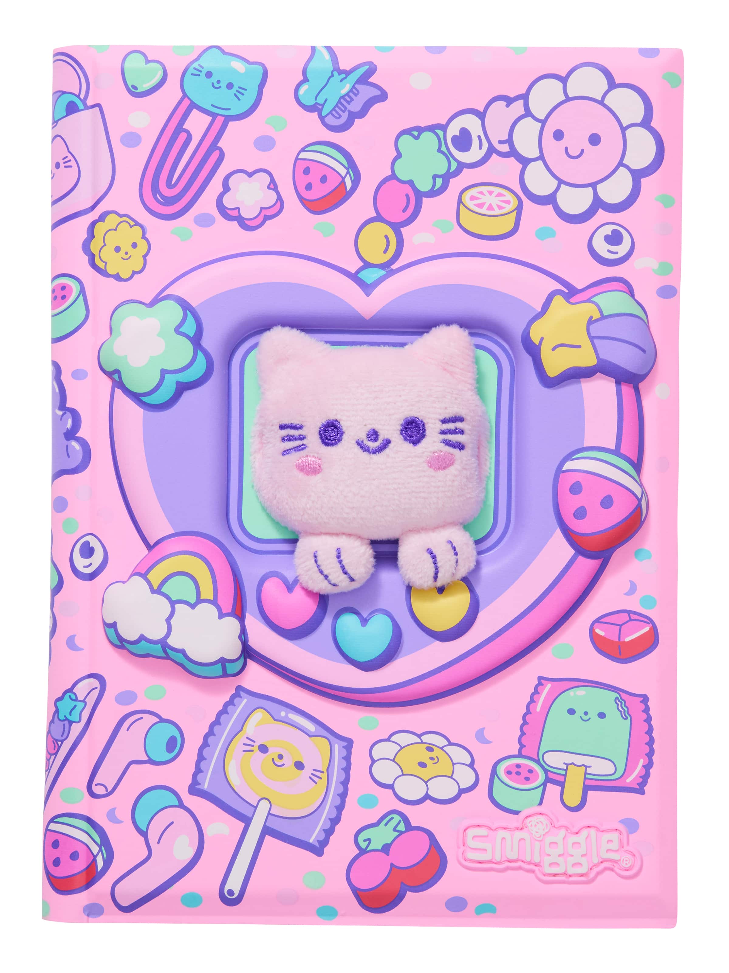 Smiggle - सुपर चार्ज A5 सख्त कवर वाली नोटबुक