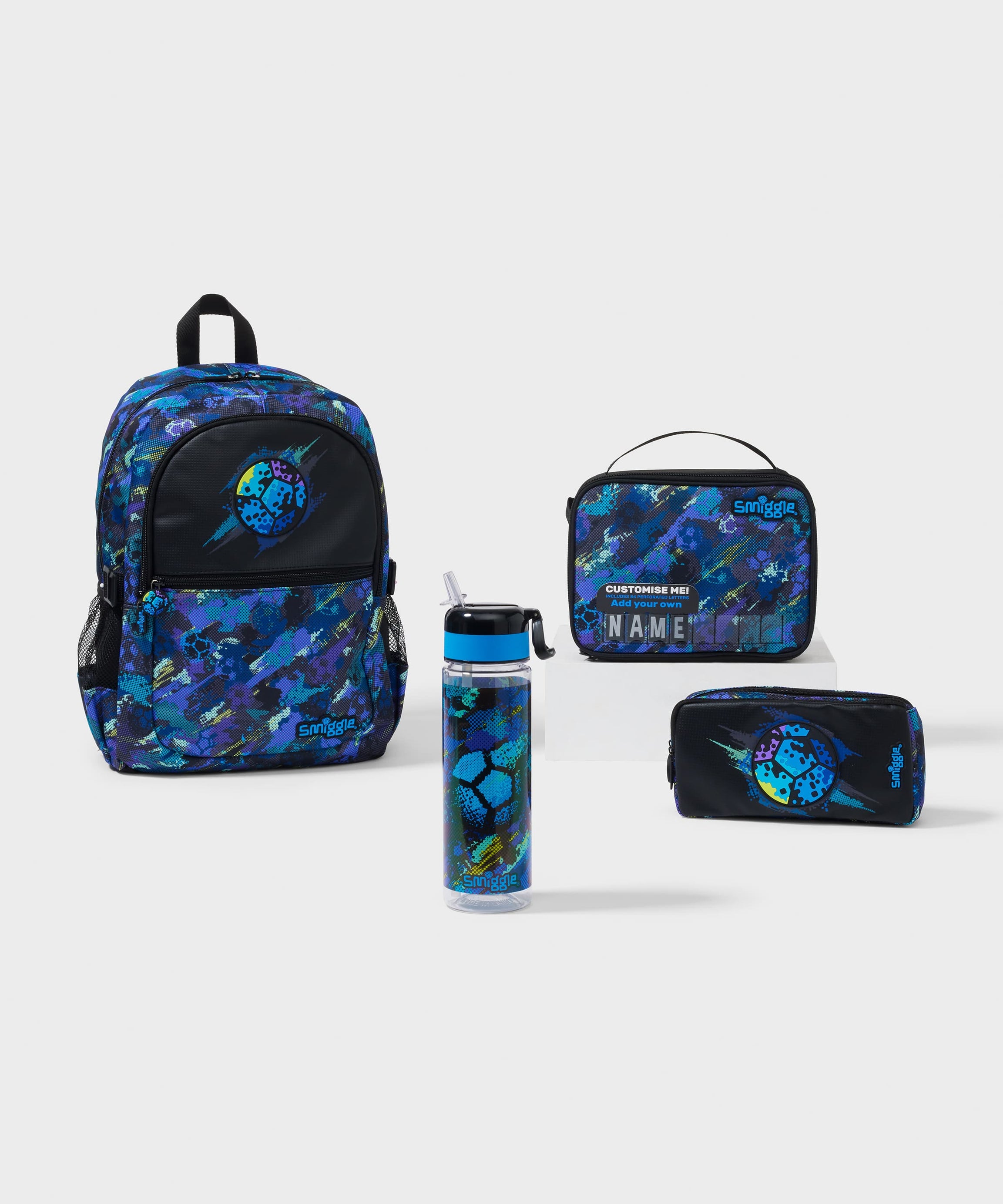 Smiggle - Trailblazer 4-पीस स्कूल बैग सेट