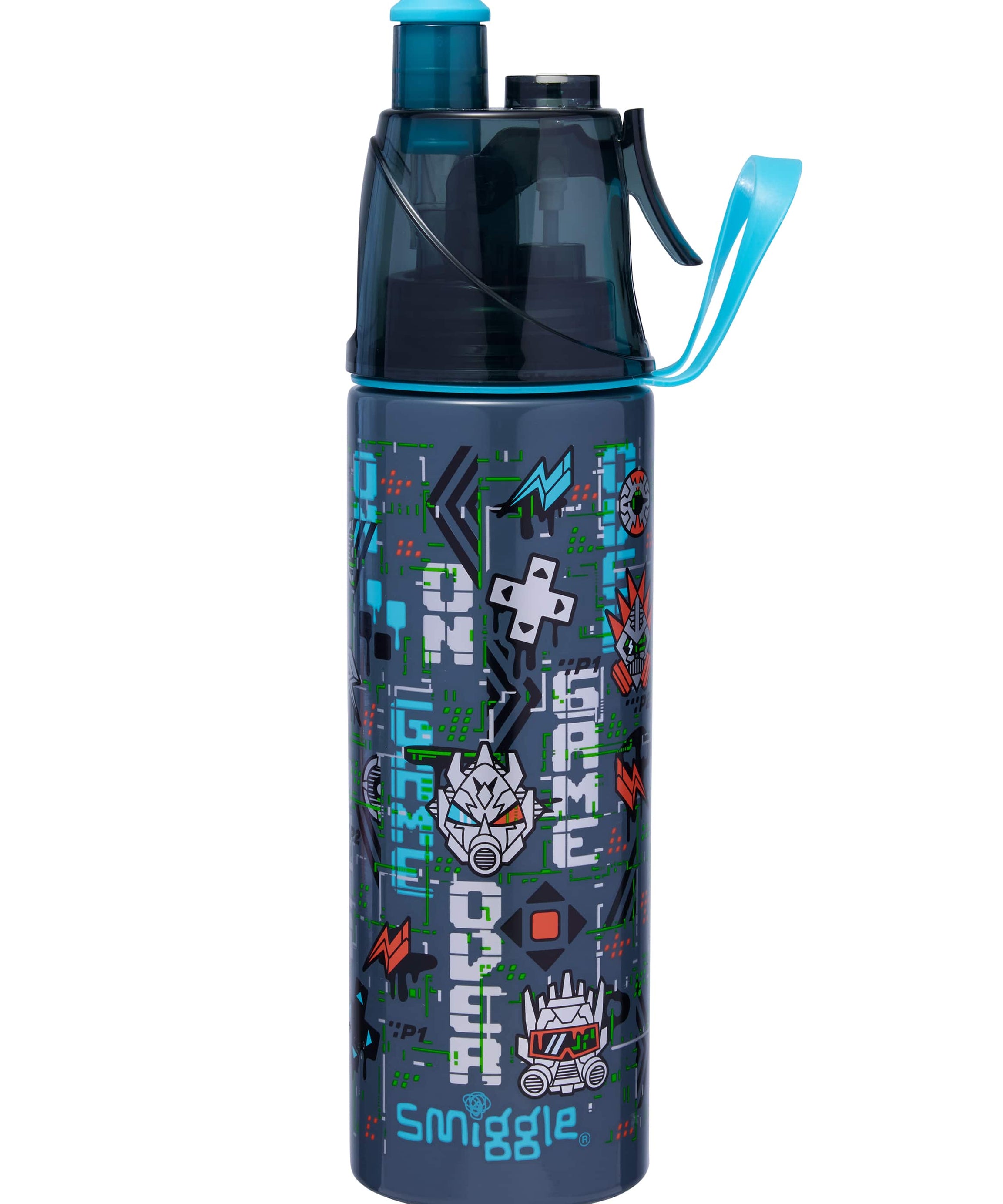 Smiggle - Trailblazer  पानी छिड़कने वाला 500ML स्टील की बोतल