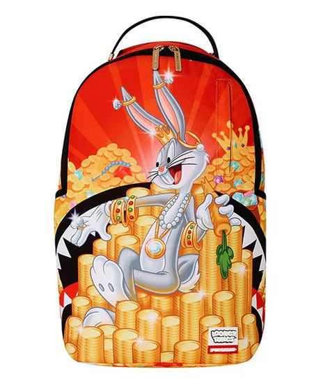 Sprayground - लूनी ट्यूनस रिच किंग बग्स Dlxr पीठ का थैला