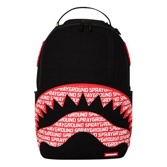Sprayground - लोगो माउथ कोर Dlx कॉटन बैकपैक