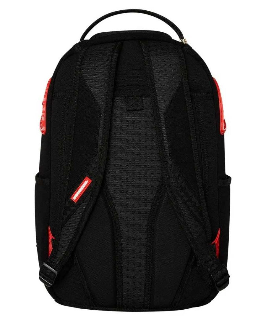 Sprayground - लोगो माउथ कोर Dlx कॉटन बैकपैक