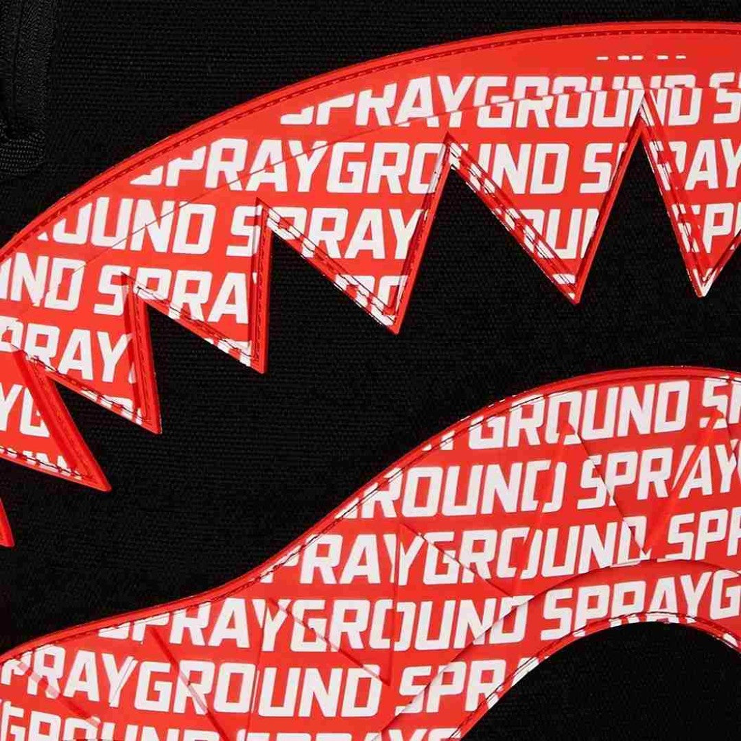 Sprayground - लोगो माउथ कोर Dlx कॉटन बैकपैक