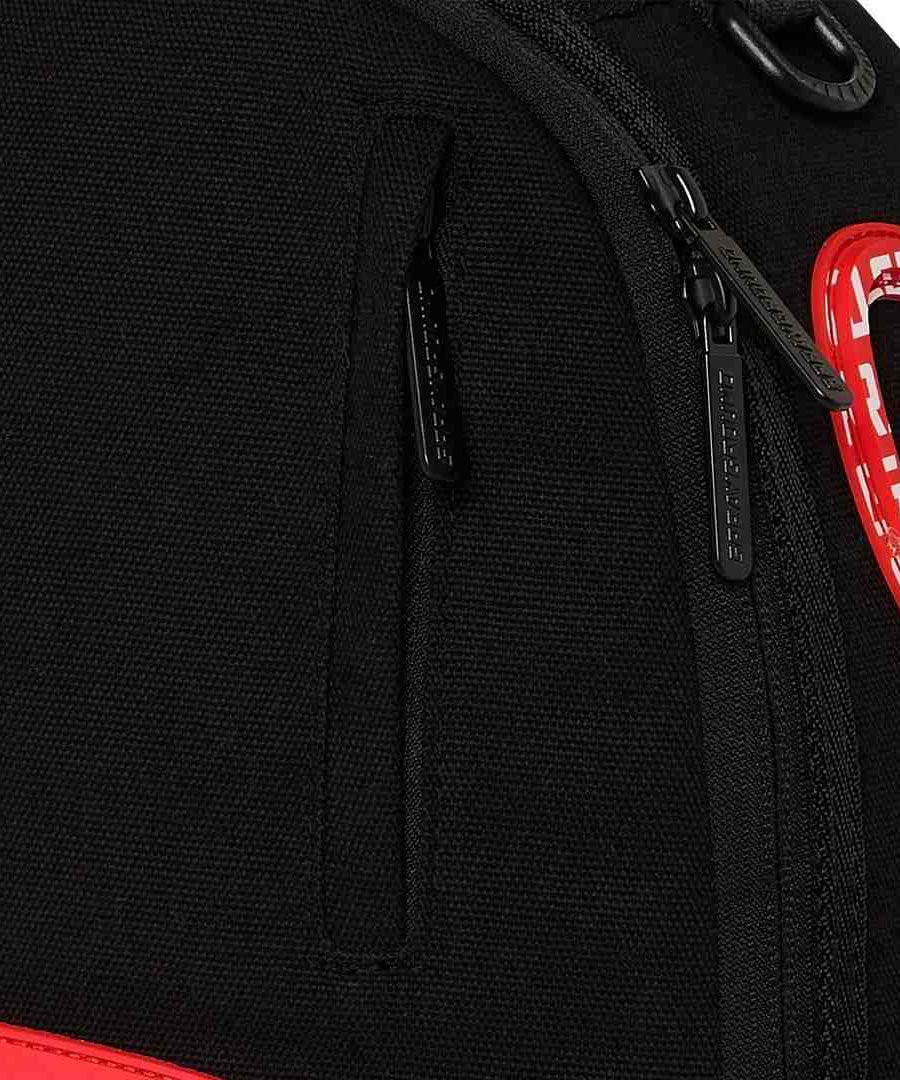 Sprayground - लोगो माउथ कोर Dlx कॉटन बैकपैक