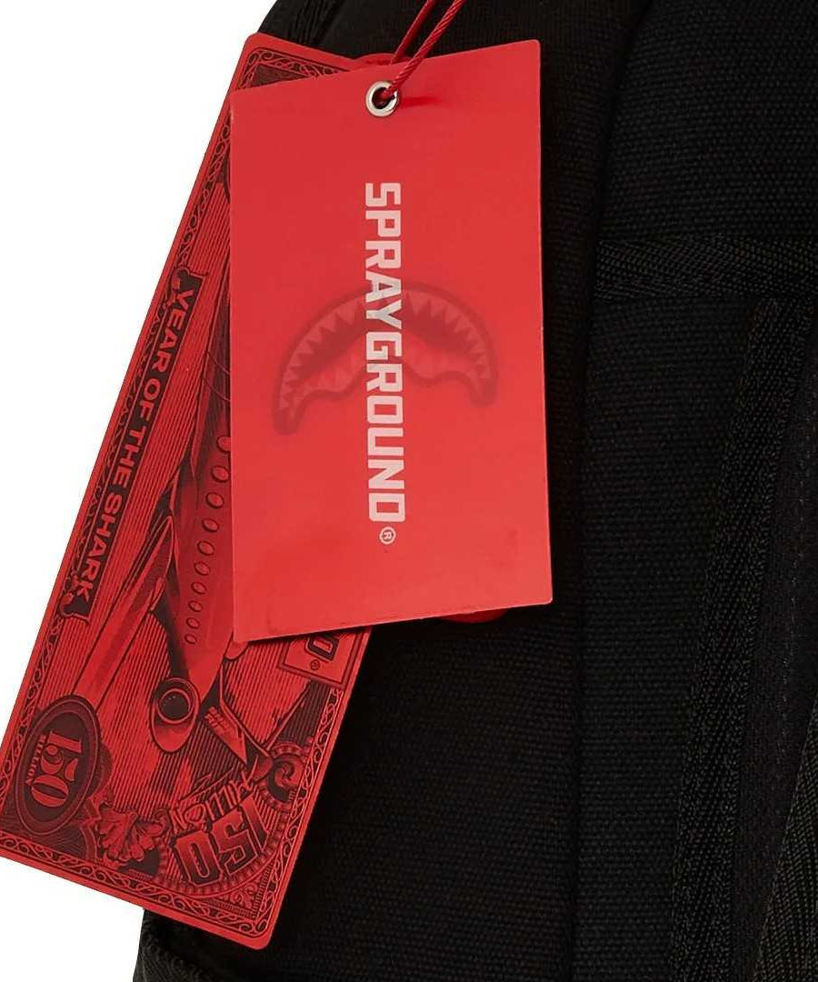 Sprayground - लोगो माउथ कोर Dlx कॉटन बैकपैक