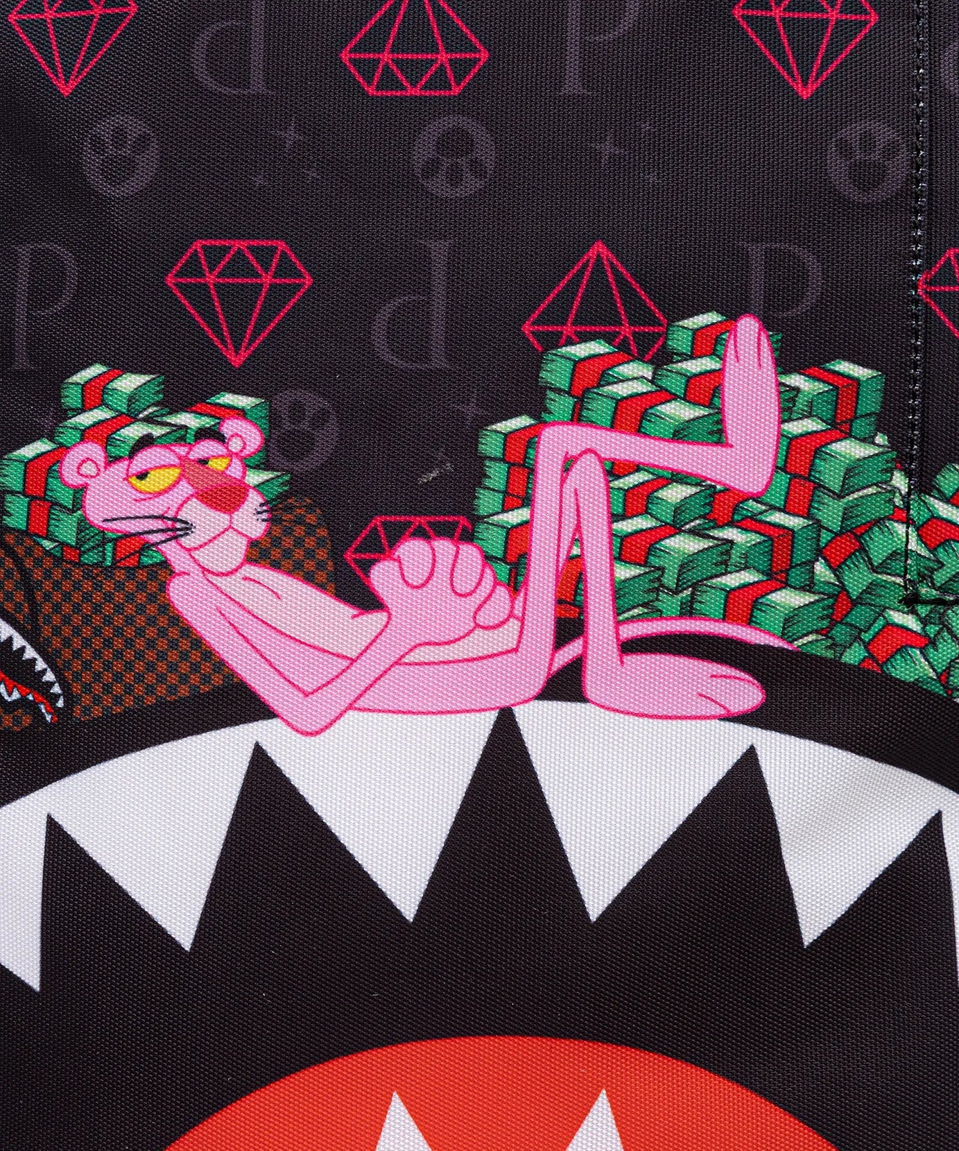 Sprayground - गुलाबी पैंथर पंजा निशान Dlxr पीठ बैग