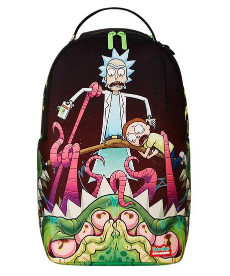 Sprayground - R,ck Ve Morty एलियन माउथ यारिम शार्कमाउथ Dlxr बैकपैक