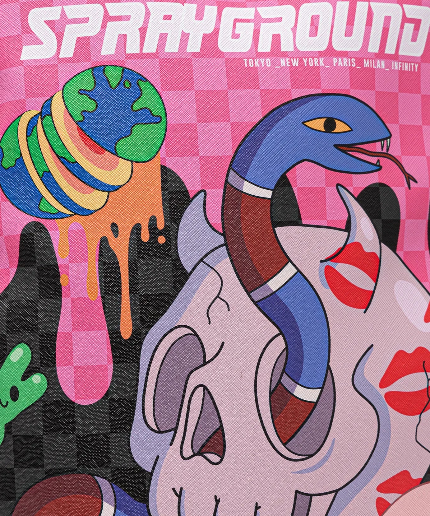 Sprayground - Wtf Skull Drip Dlxsv पीठ का बैग