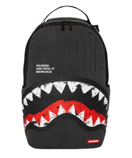 Sprayground - शार्क सेंट्रल पेंटेड Dlxs बैकपैक