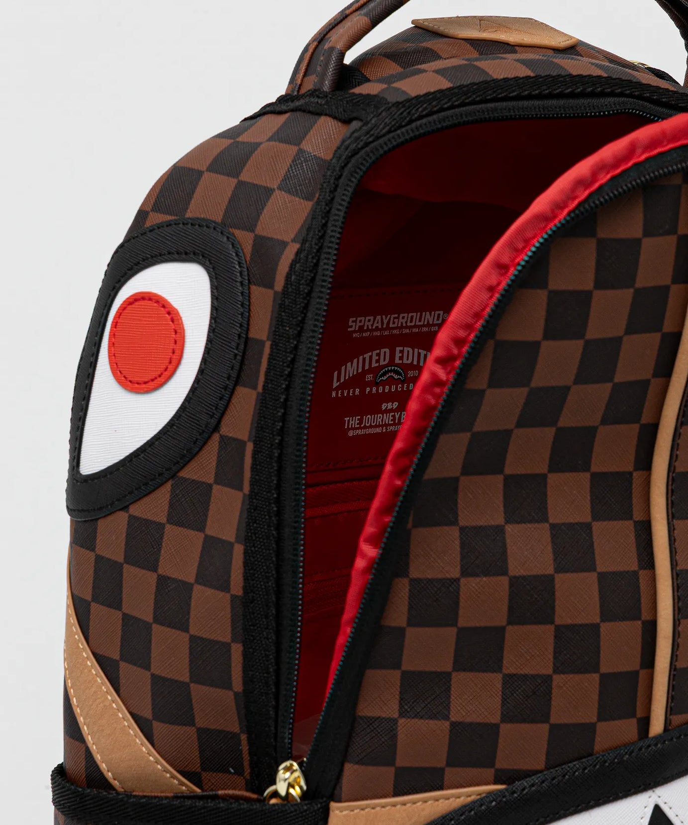 Sprayground - शार्क्स नया संस्करण Dlxv पीठ बैग