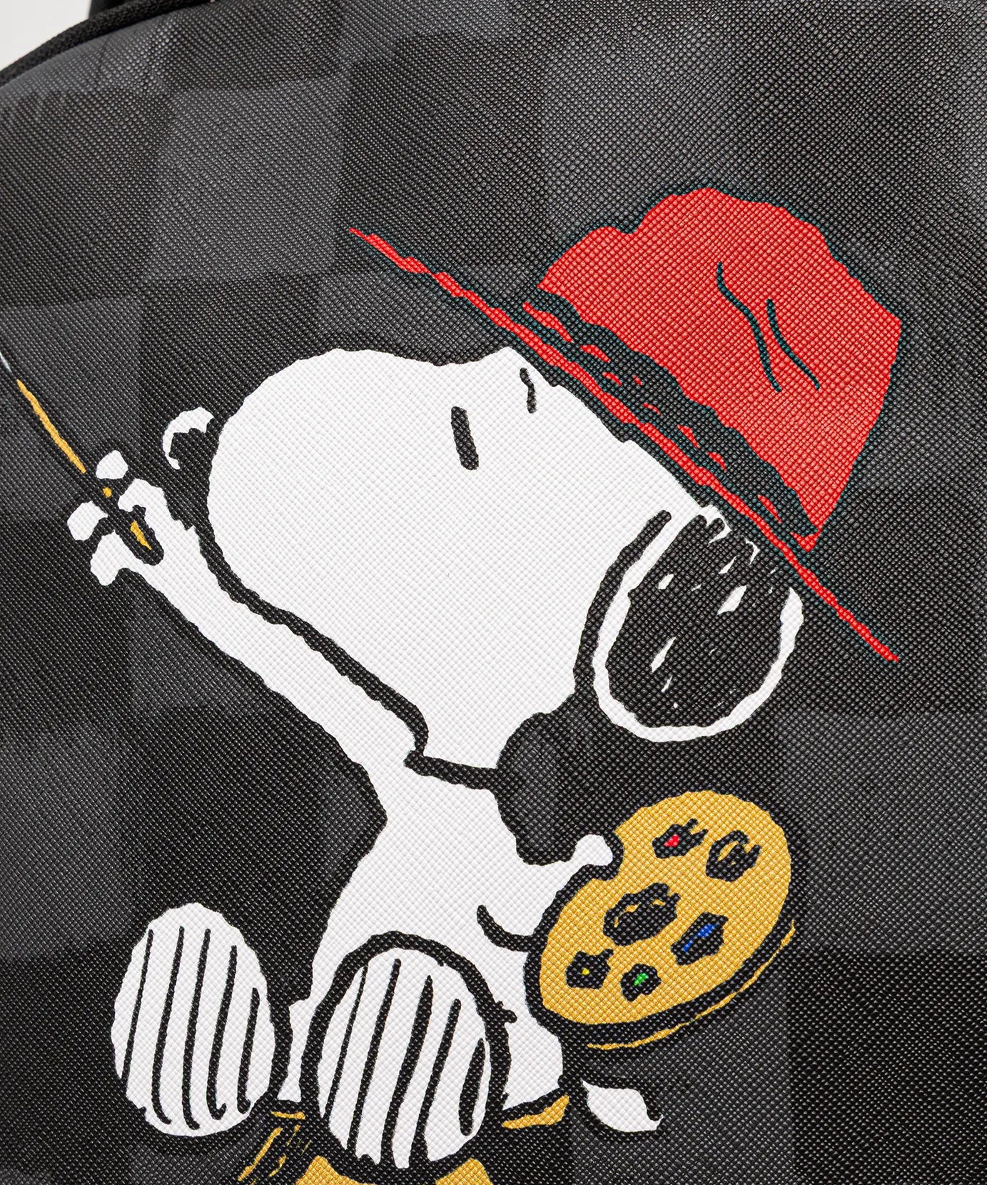 Sprayground - स्नूपी पेंटिंग शार्क Dlxsv बैकपैक