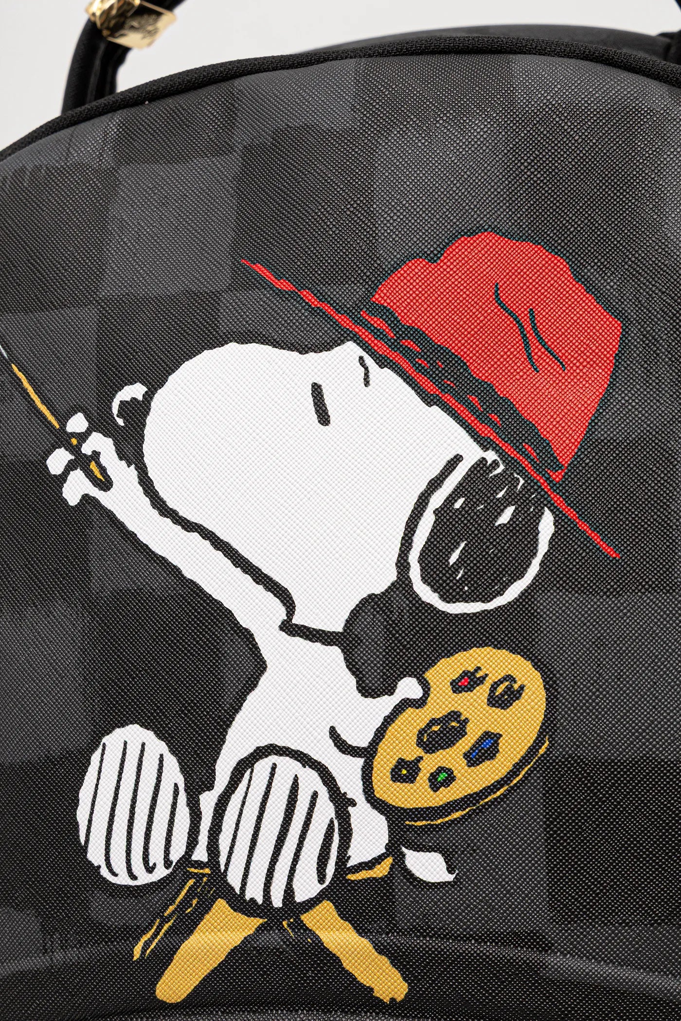 Sprayground - स्नूपी पेंटिंग शार्क Dlxsv बैकपैक