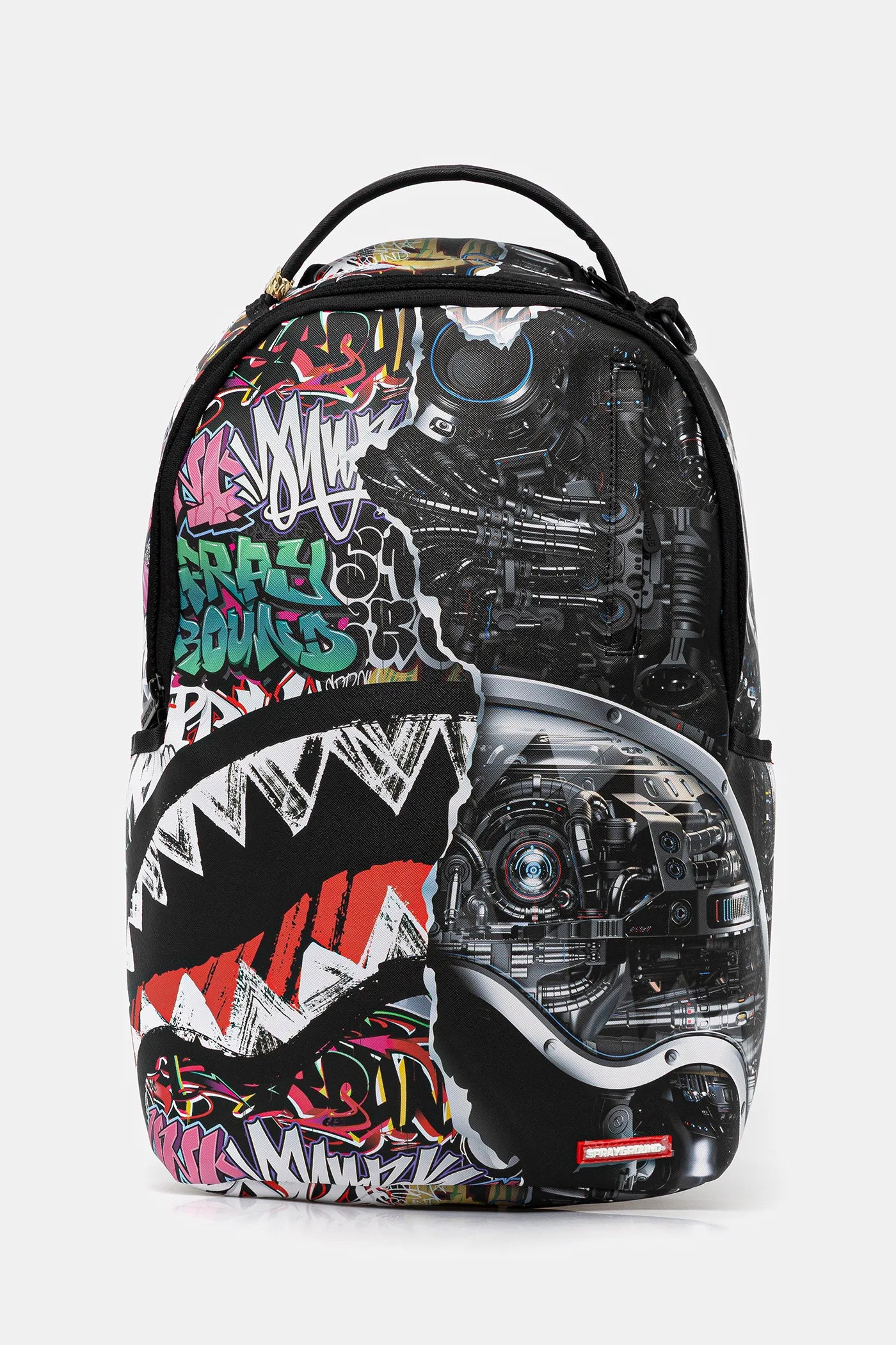 Sprayground - स्प्लिट साइबरशार्क Dlxsv बैकपैक