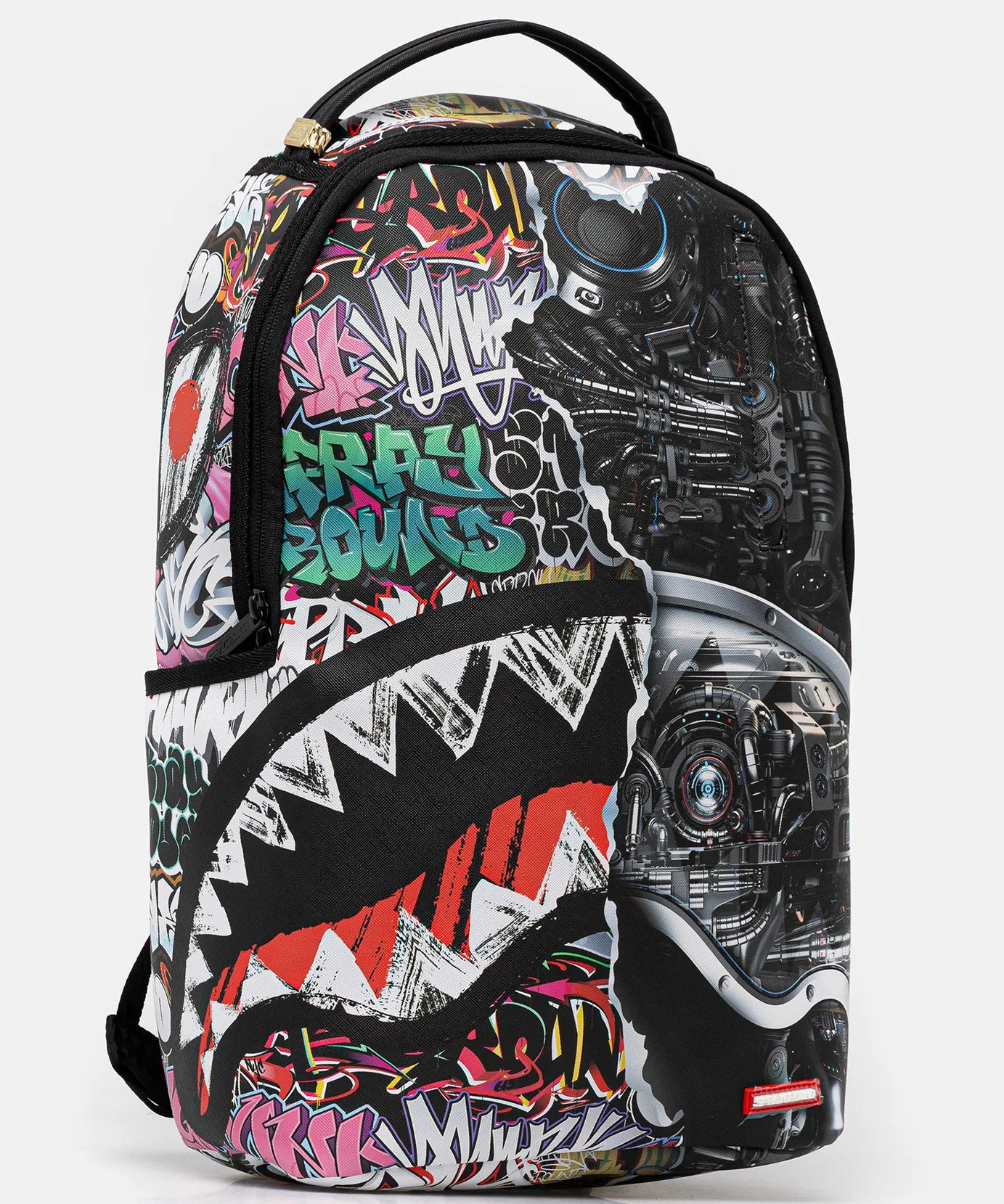 Sprayground - स्प्लिट साइबरशार्क Dlxsv बैकपैक