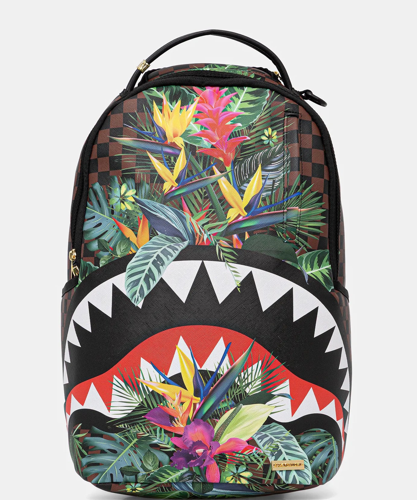 Sprayground - ट्रॉपिकल चेकर्ड Dlxsv बैकपैक