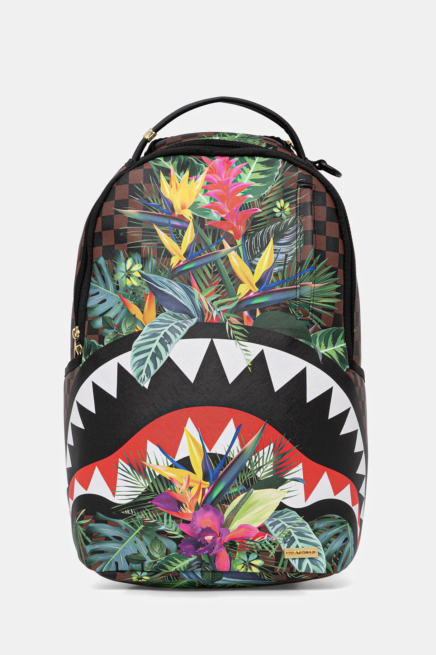 Sprayground - ट्रॉपिकल चेकर्ड Dlxsv बैकपैक