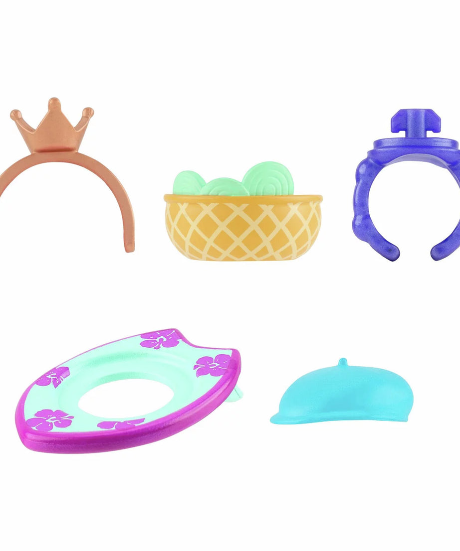 स्क्विशमैलोज़ - स्क्विश-ए-लॉन्ग्स 14 आकृति + अंगूठी सेट + 4 सहायक उपकरण विशेष श्रृंखला खिलौना