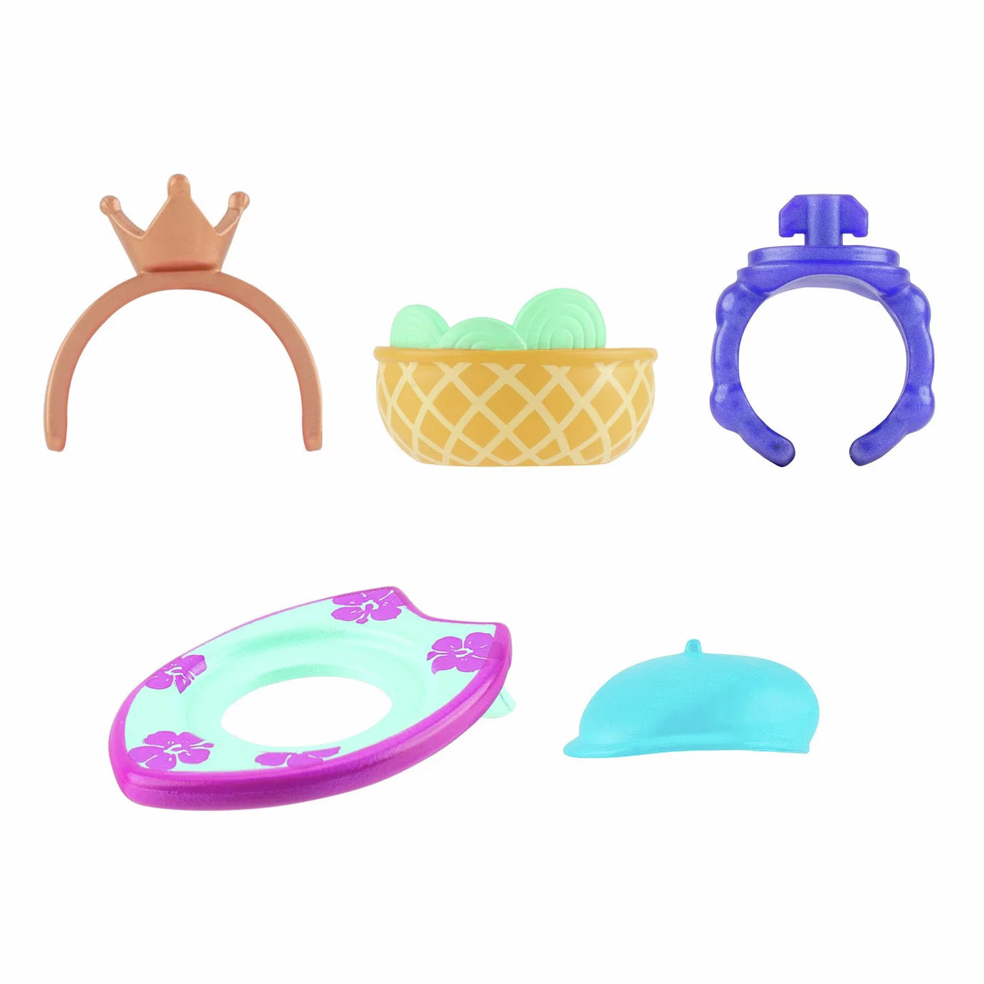 स्क्विशमैलोज़ - स्क्विश-ए-लॉन्ग्स 14 आकृति + अंगूठी सेट + 4 सहायक उपकरण विशेष श्रृंखला खिलौना