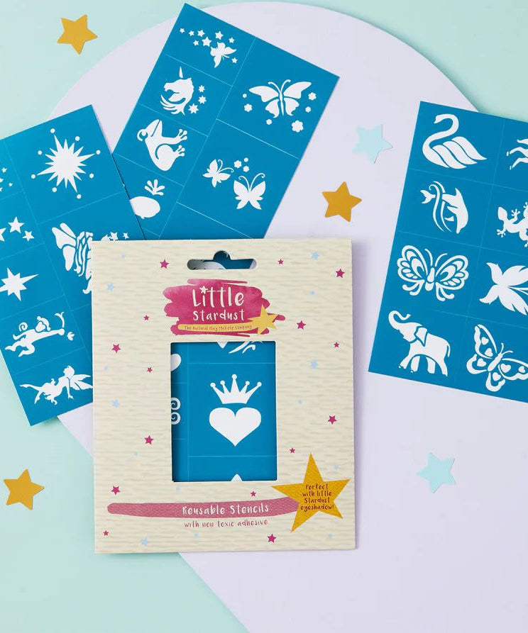 Little Stardust - Çocuk Yüz ve Vücut Makyaj Şablonu-Dinossi