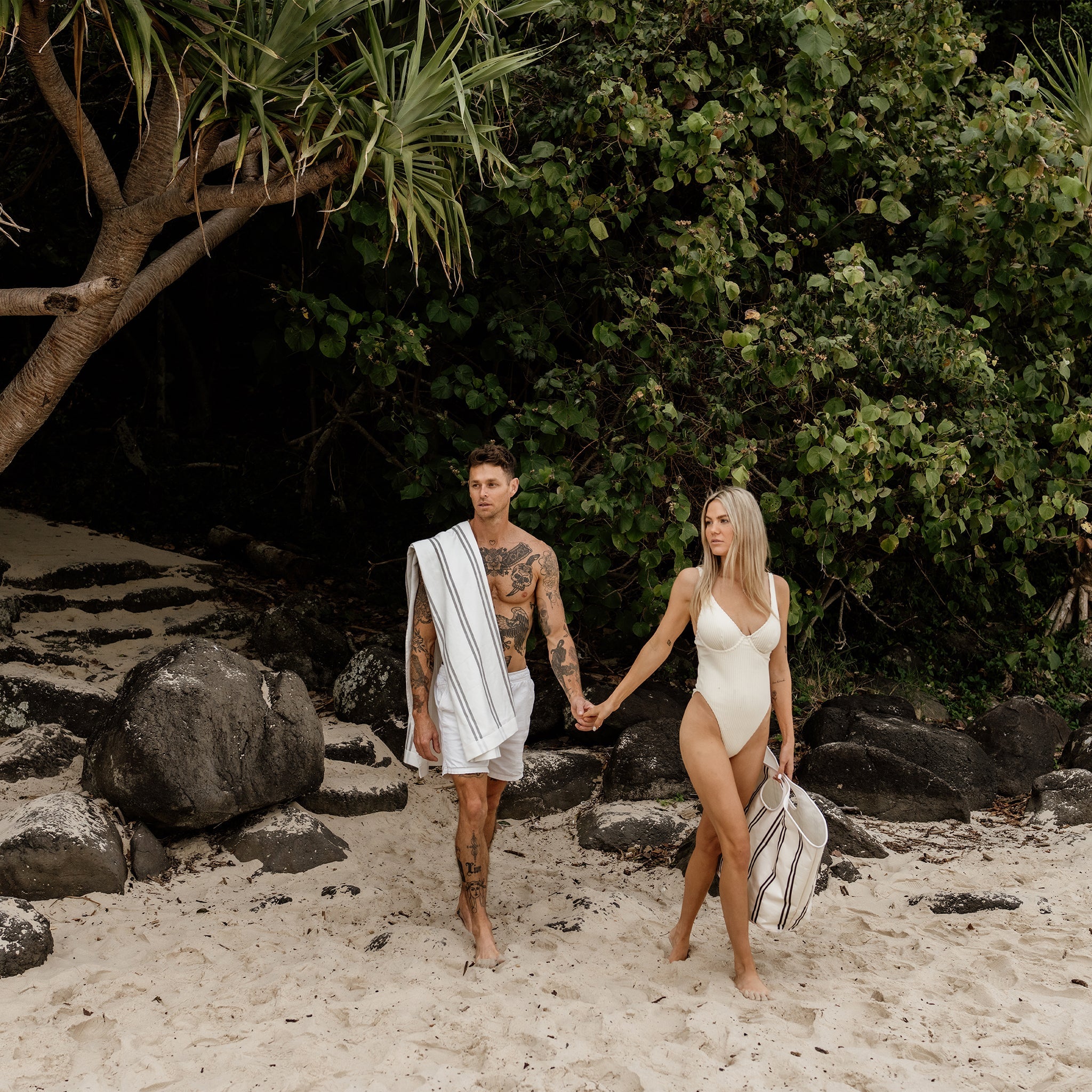 Sunnylife - Casa Tunisa कैरीऑल बीच बैग