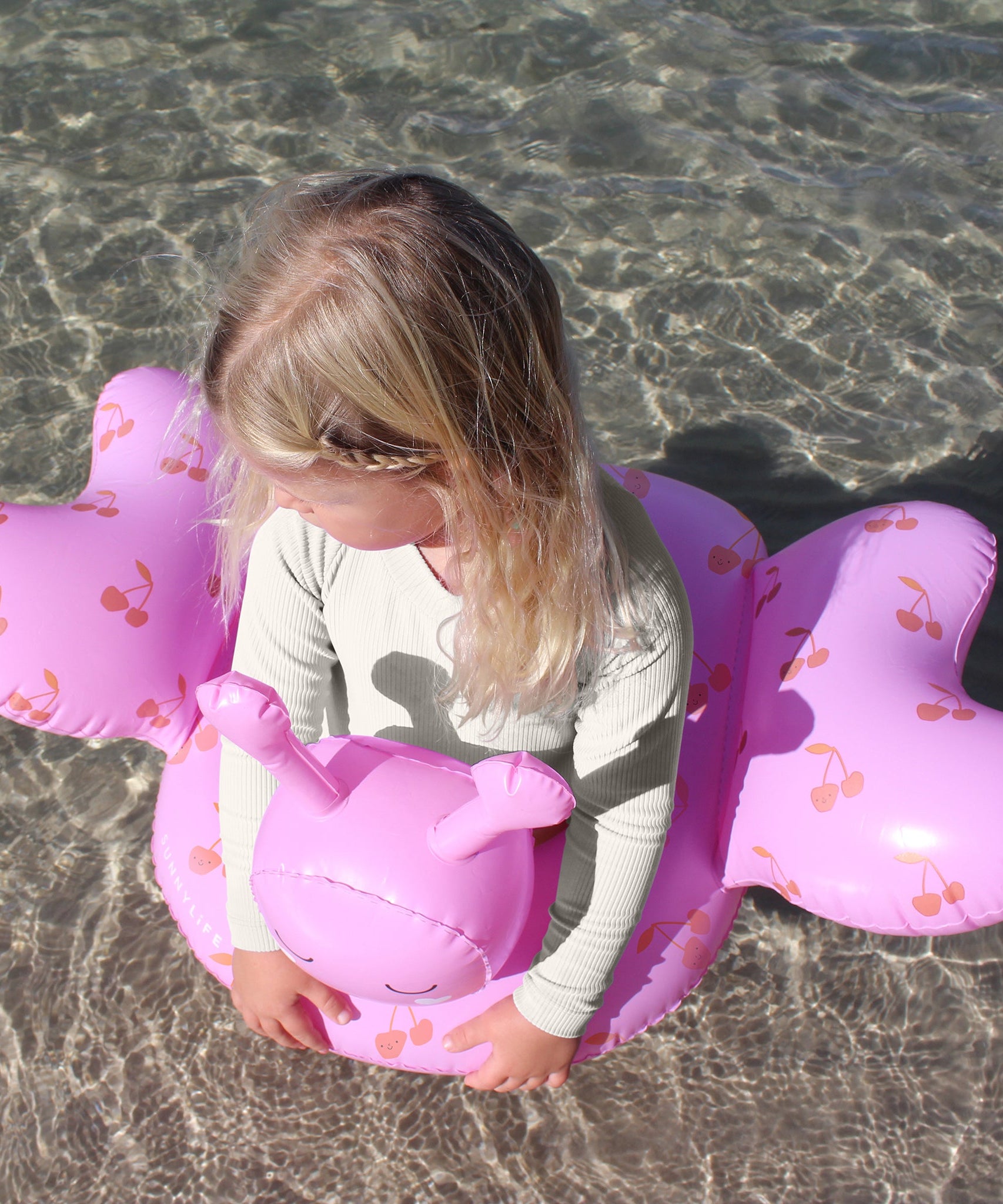 Sunnylife - कॉटन कैंडी बच्चों का समुद्री तैराकी का छल्ला