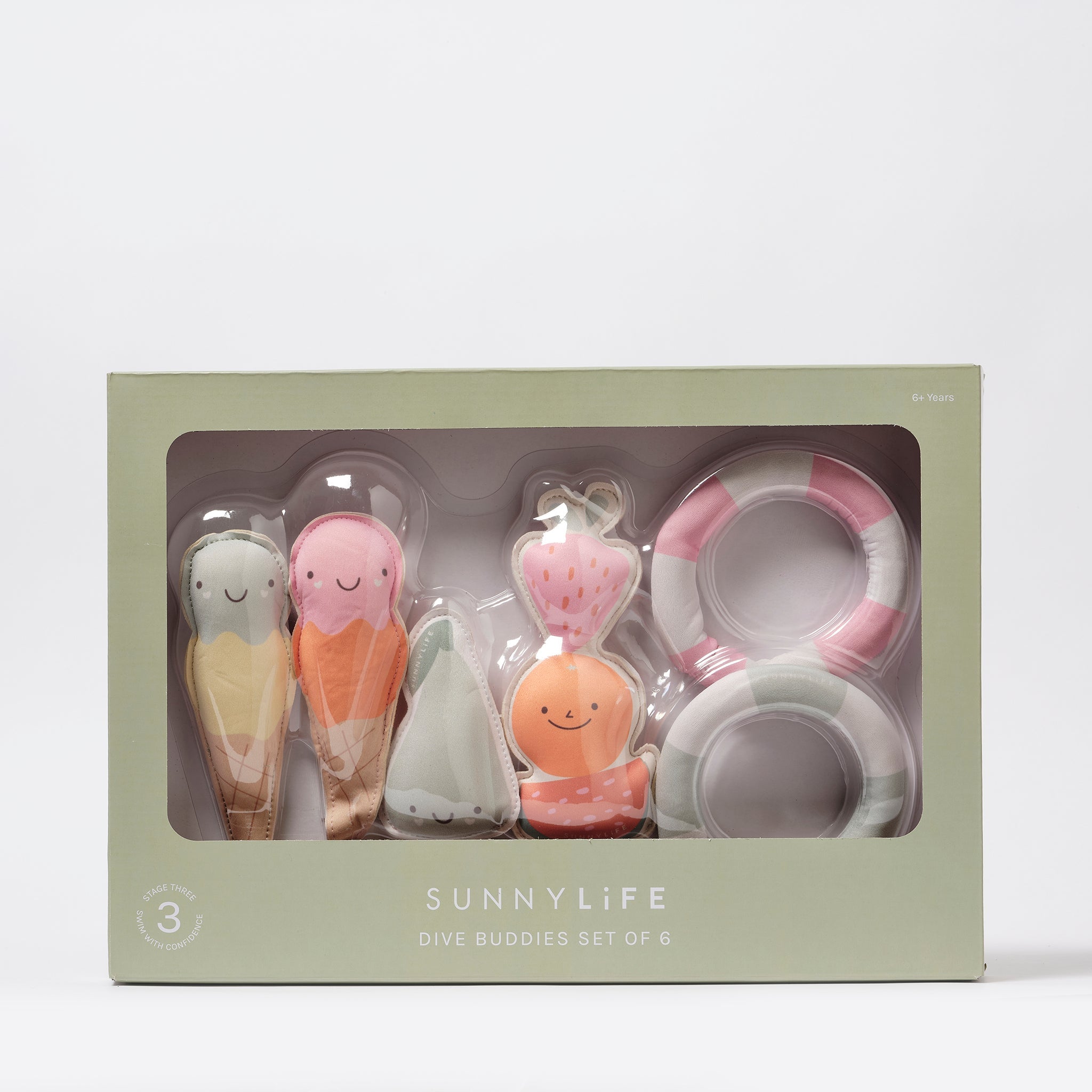 Sunnylife - कॉटन कैंडी समुद्र और पूल डाइविंग खिलौने