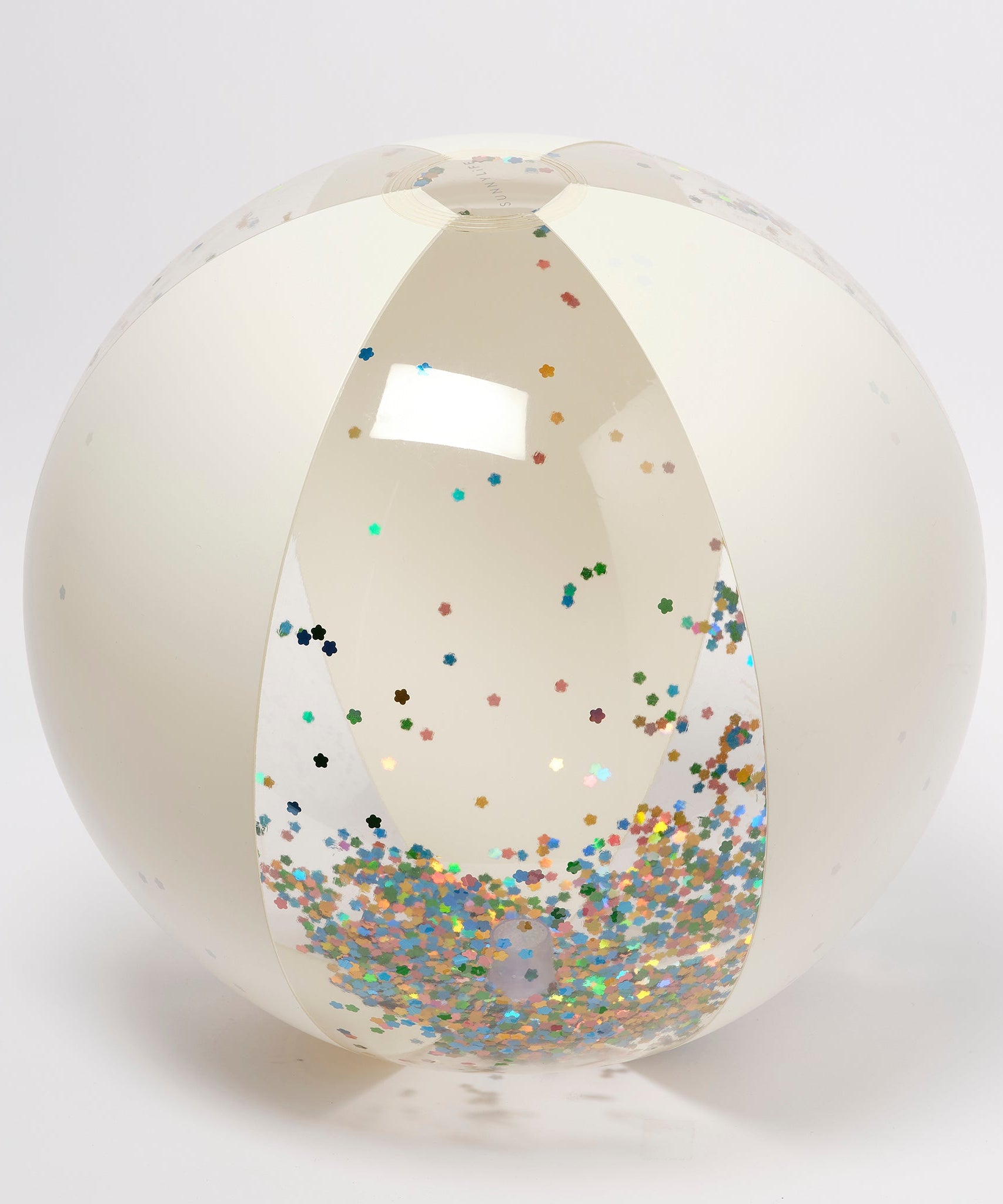 Sunnylife - कॉटन कैंडी फुलाने वाला चमकीला बीच बॉल