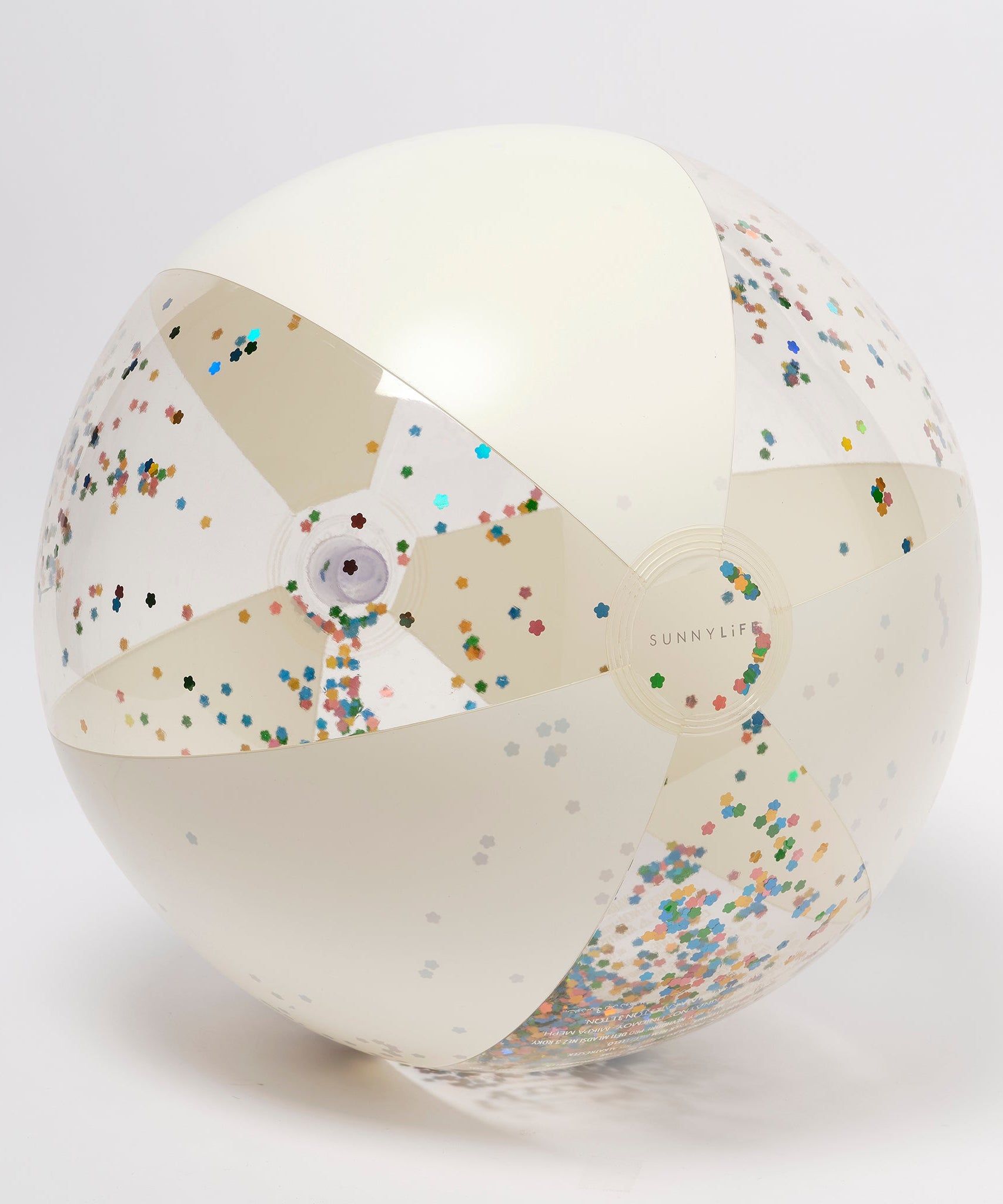 Sunnylife - कॉटन कैंडी फुलाने वाला चमकीला बीच बॉल