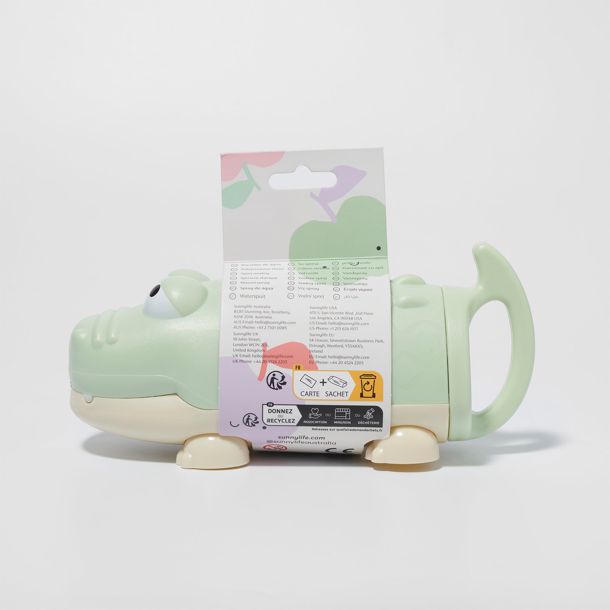 Sunnylife - मगरमच्छ बच्चों का पानी फुहारने वाला खिलौना