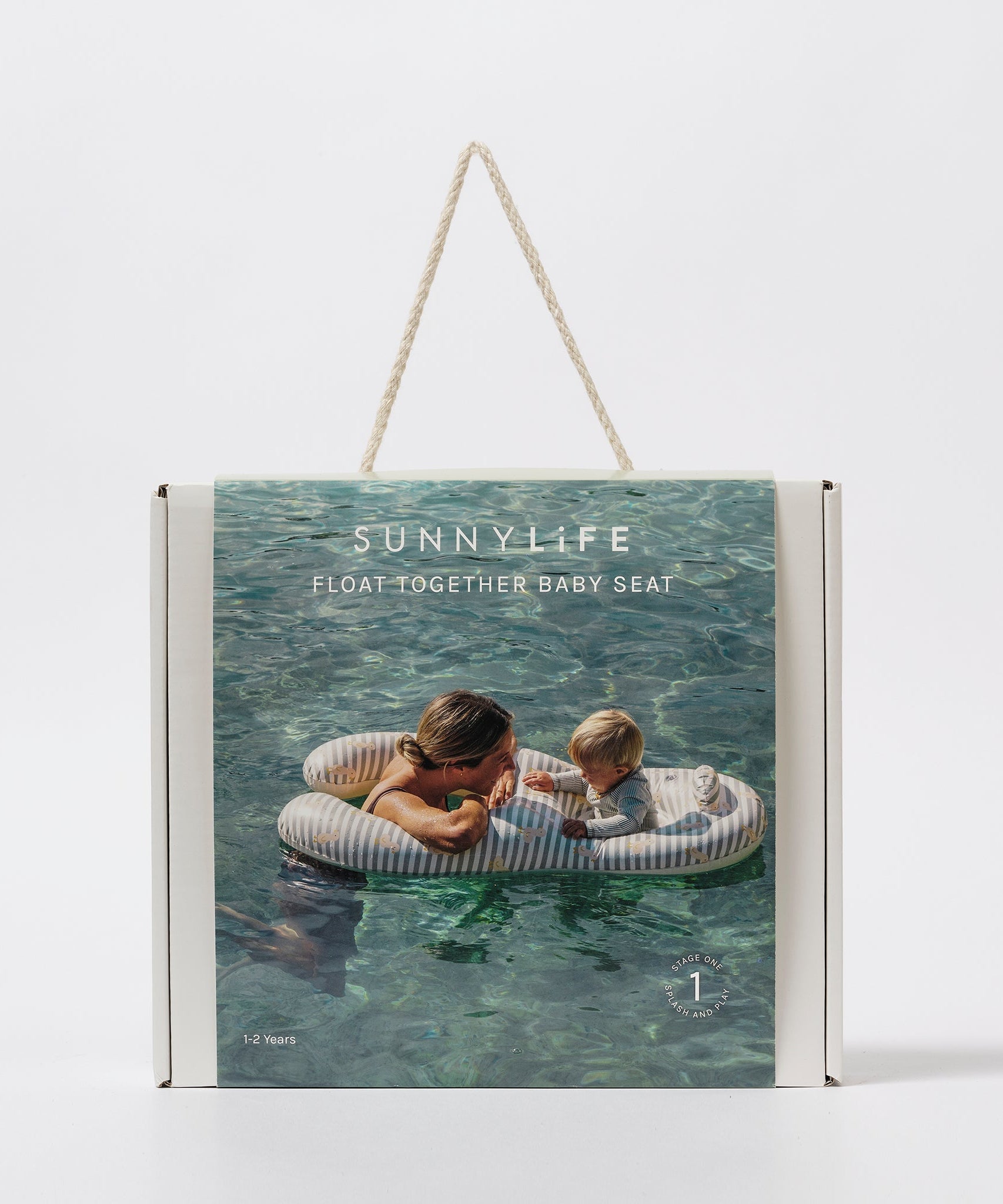 Sunnylife - Duck Sage बेबी पूल और समुद्र के लिए फुलाने वाला कुर्सी