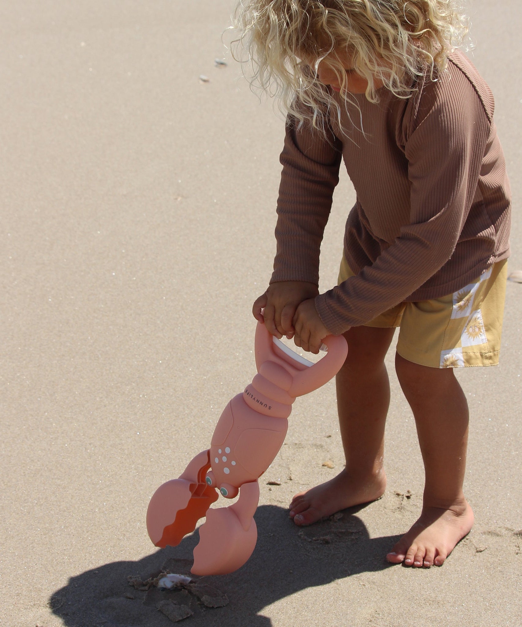 Sunnylife - लॉबस्टर कोरल रेत संग्रहण खिलौना