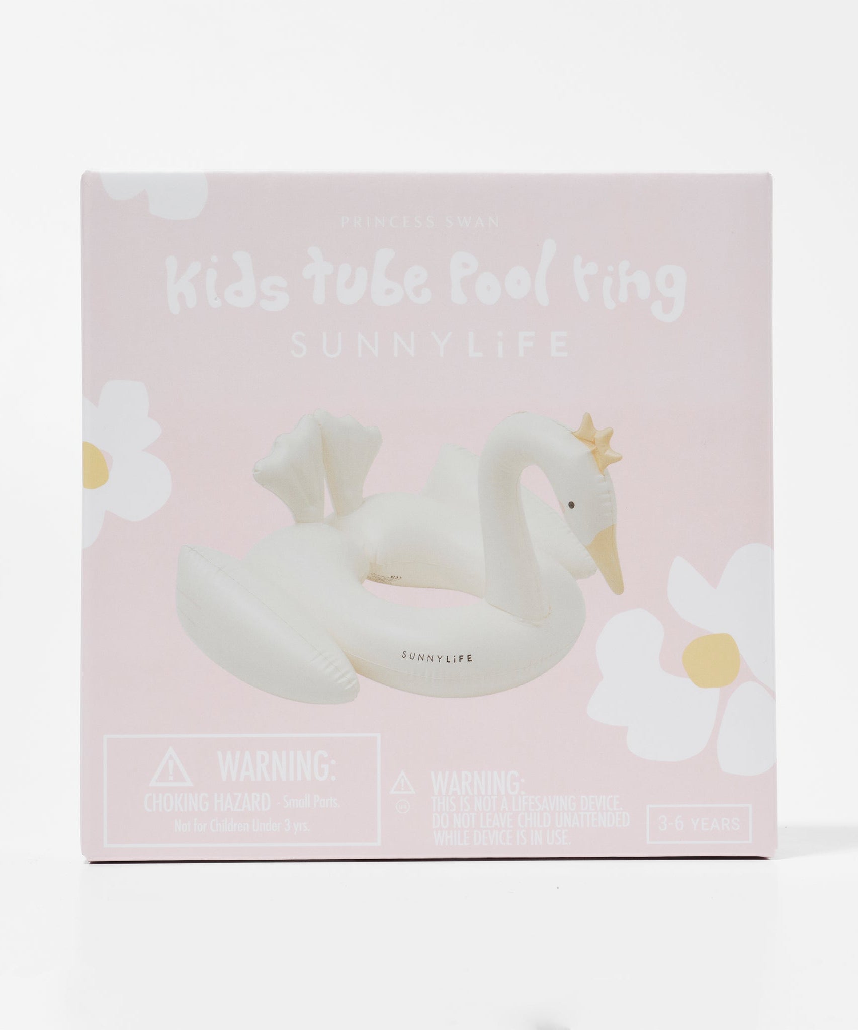 Sunnylife - प्रिंसेस हंस बच्चों के लिए फुलाने वाला समुद्र और स्विमिंग पूल का रिंग