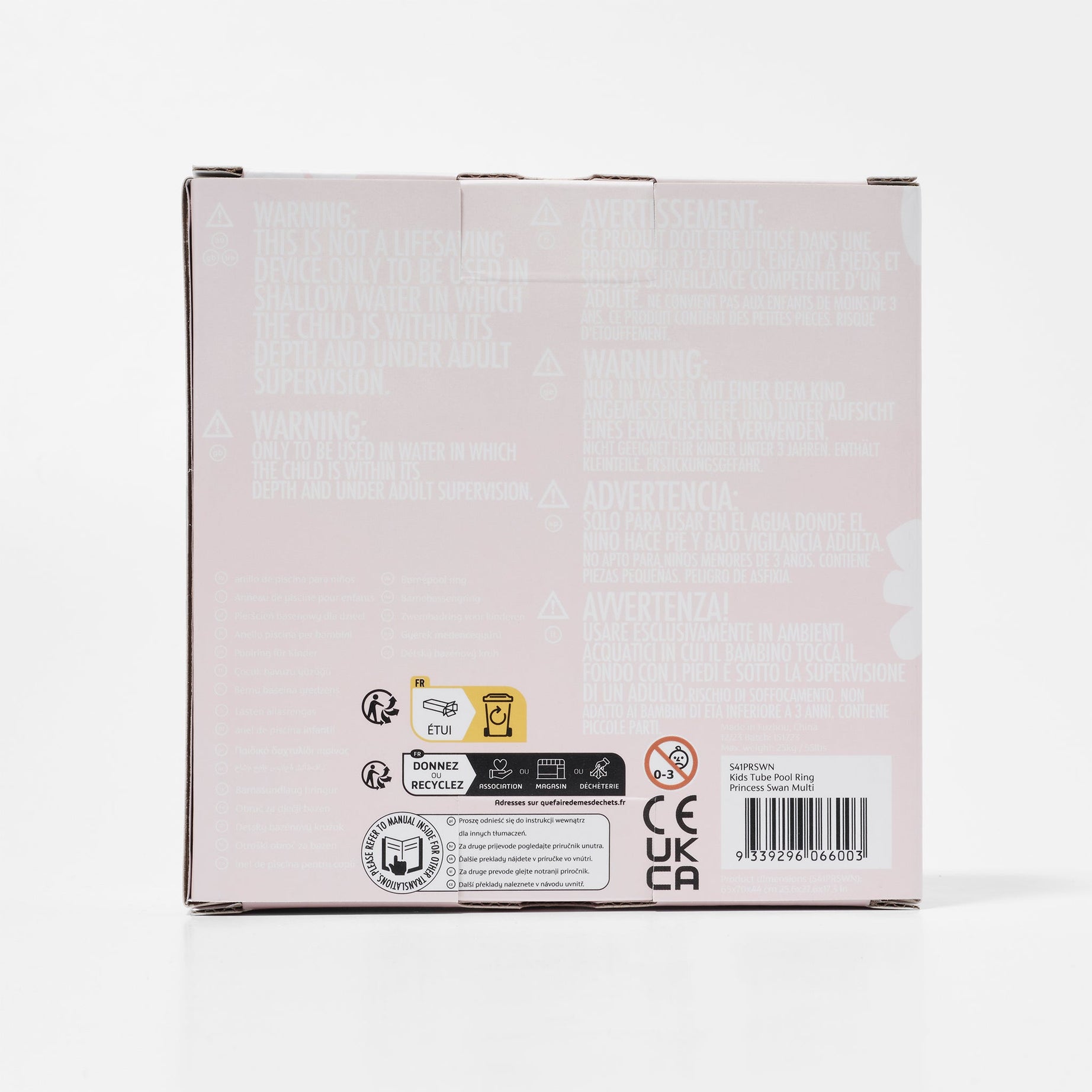 Sunnylife - प्रिंसेस हंस बच्चों के लिए फुलाने वाला समुद्र और स्विमिंग पूल का रिंग