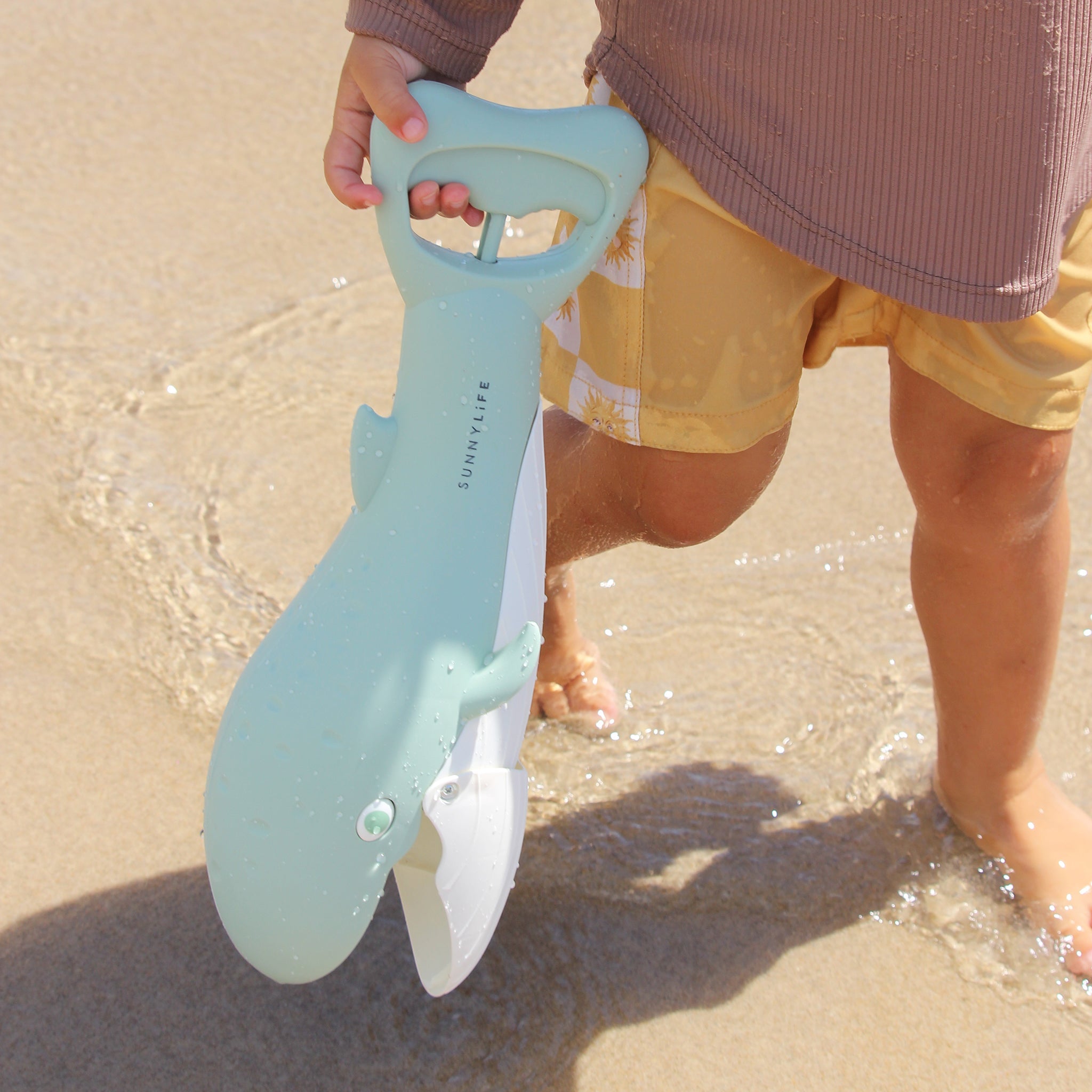 Sunnylife - व्हेल ग्रीन कुम संग्रहण खिलौना