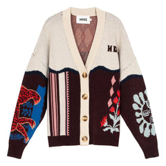 Indee - टिम्बरलेक कार्डिगन | बरगंडी